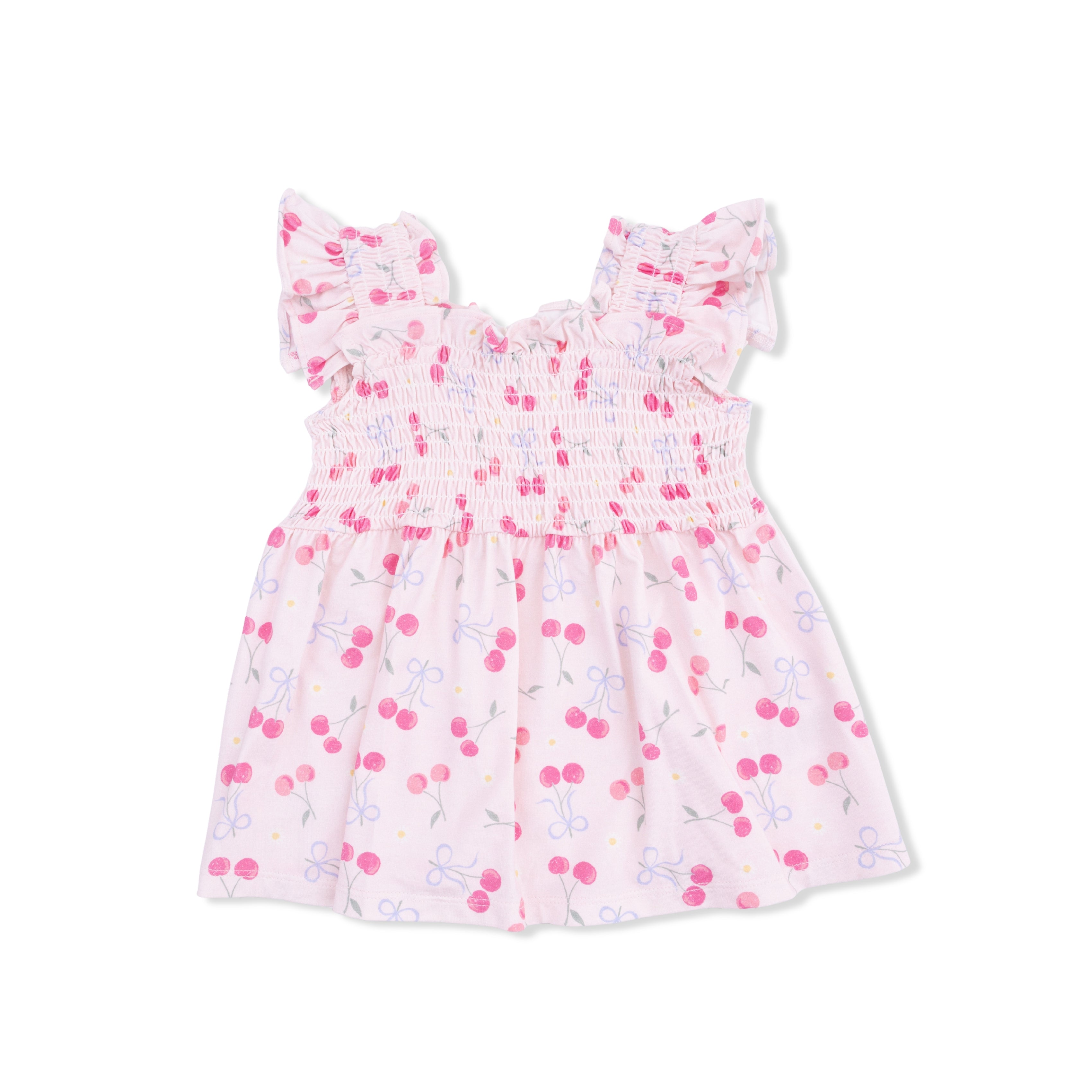 Sweet Bow Cherries - Baby Doll Tunic And Bloomer Set