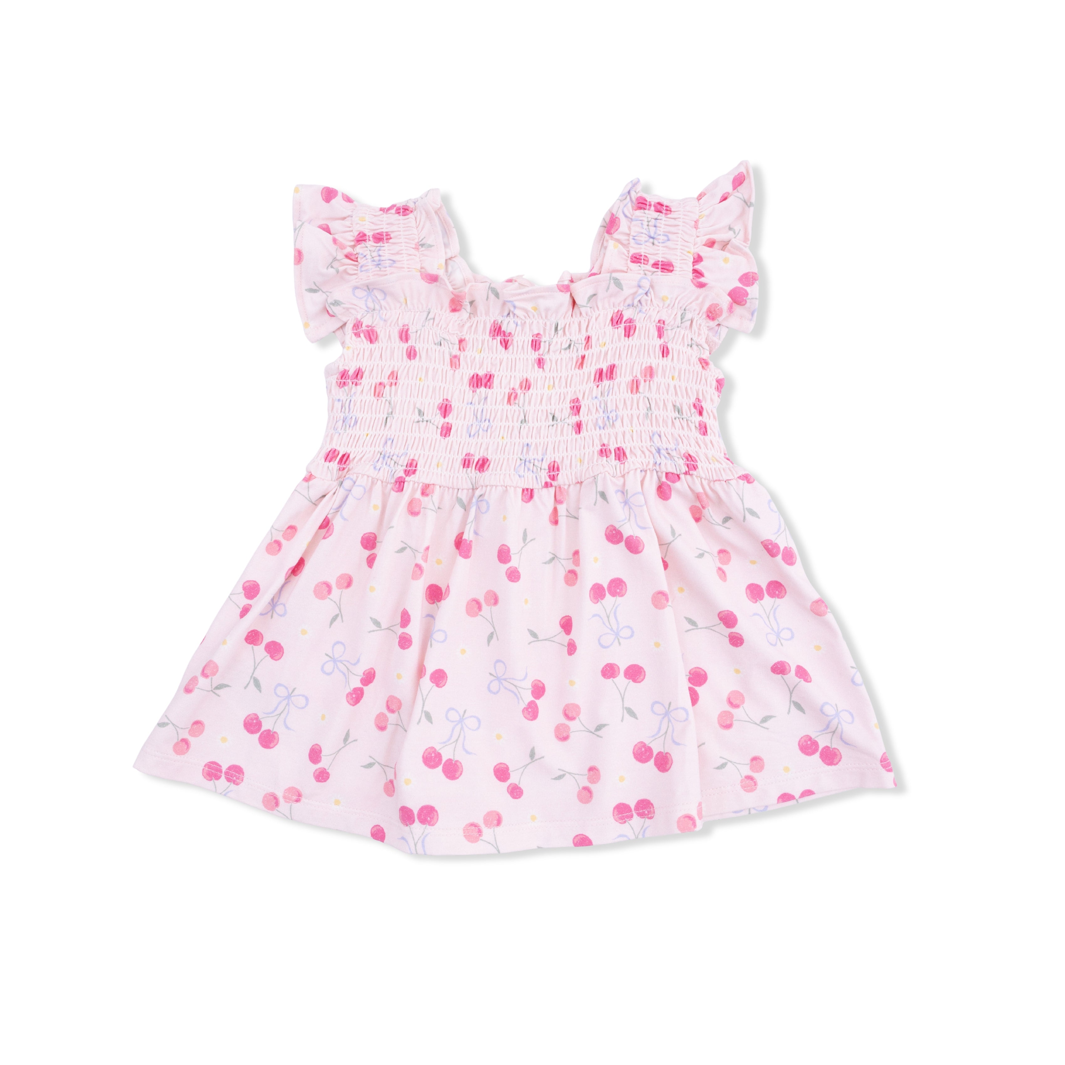 Sweet Bow Cherries - Baby Doll Tunic And Bloomer Set