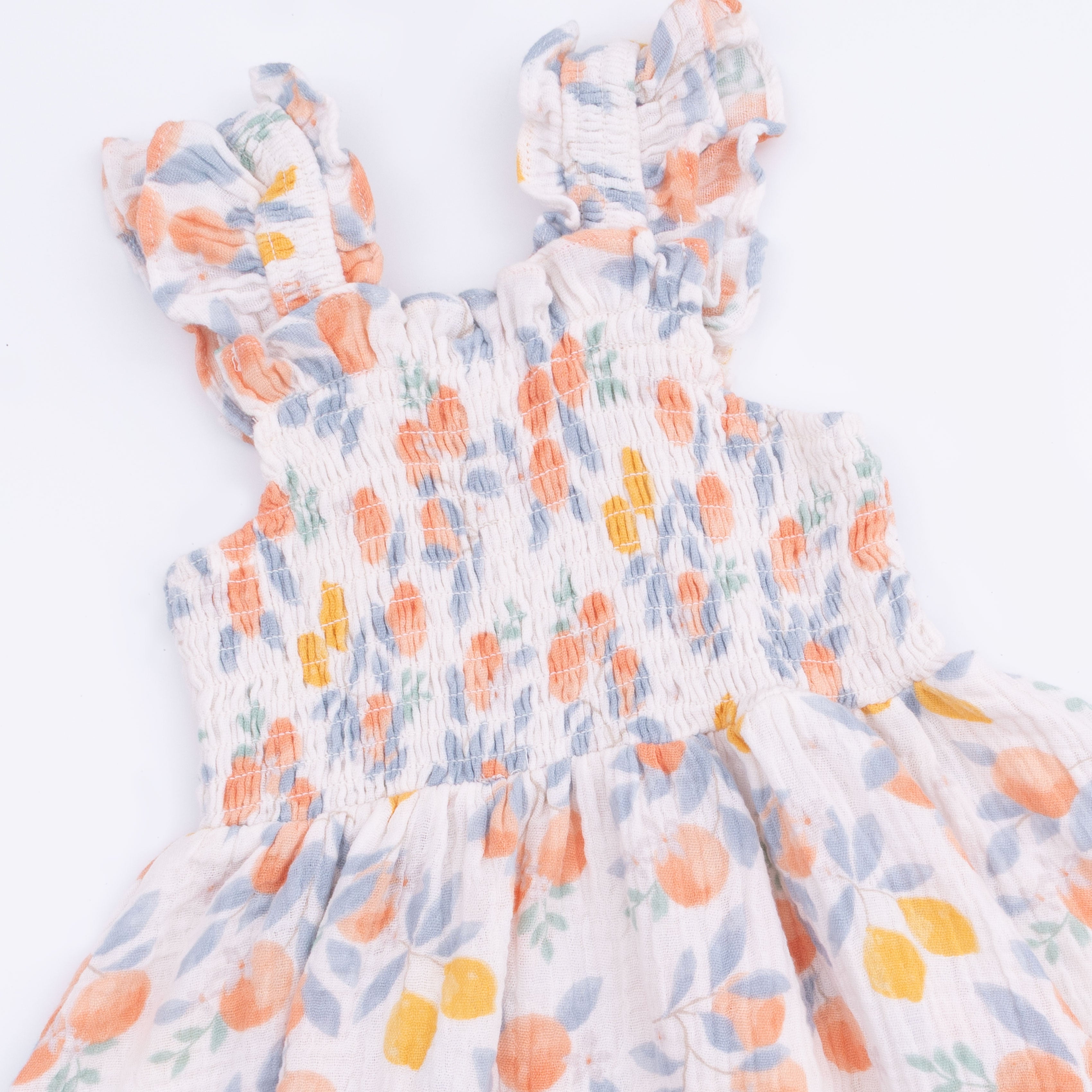 Citrus Floral - Baby Doll Tunic And Bloomer Set