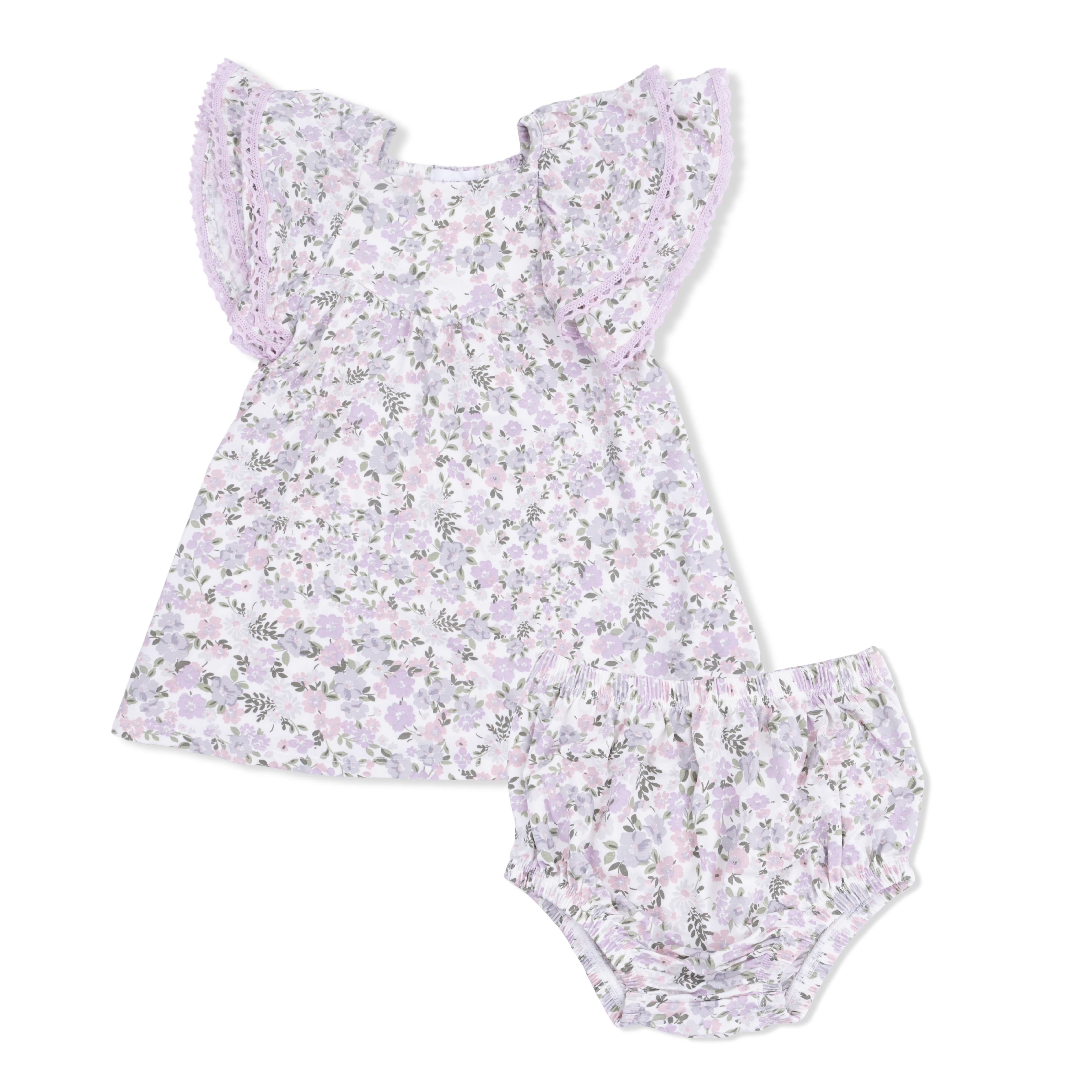 Shannon Floral - V-neck Dress And Bloomer