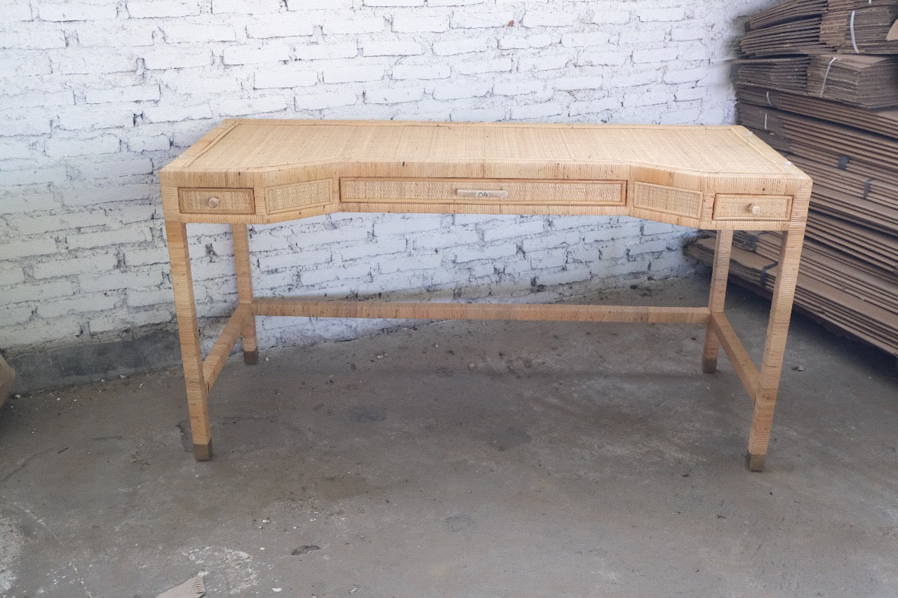 Hayes Rattan Desk /vanity