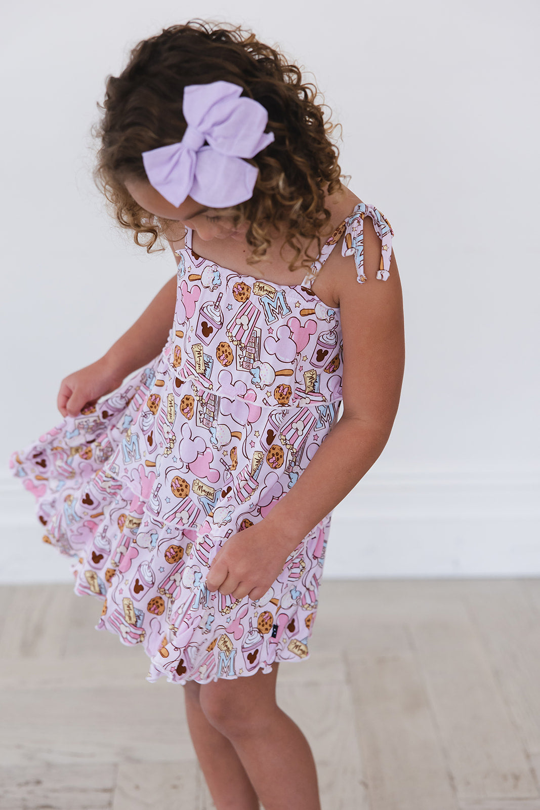 Snacks (pink) - Twirl Dress