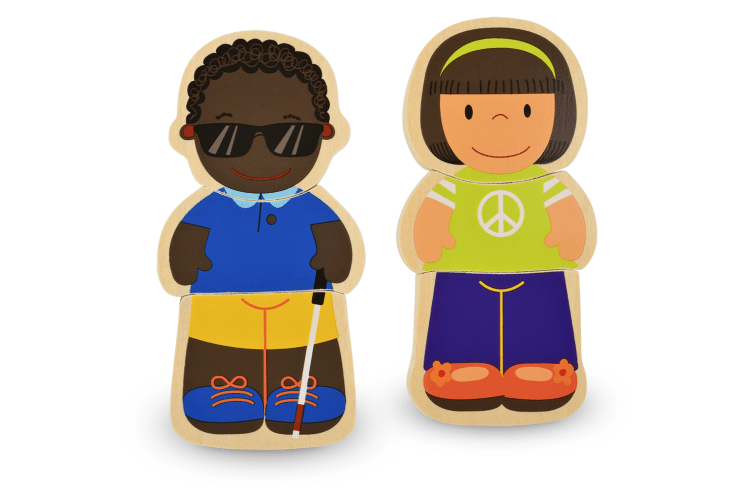 We All Belong Chunky Diversity Inclusive Wood Puzzle