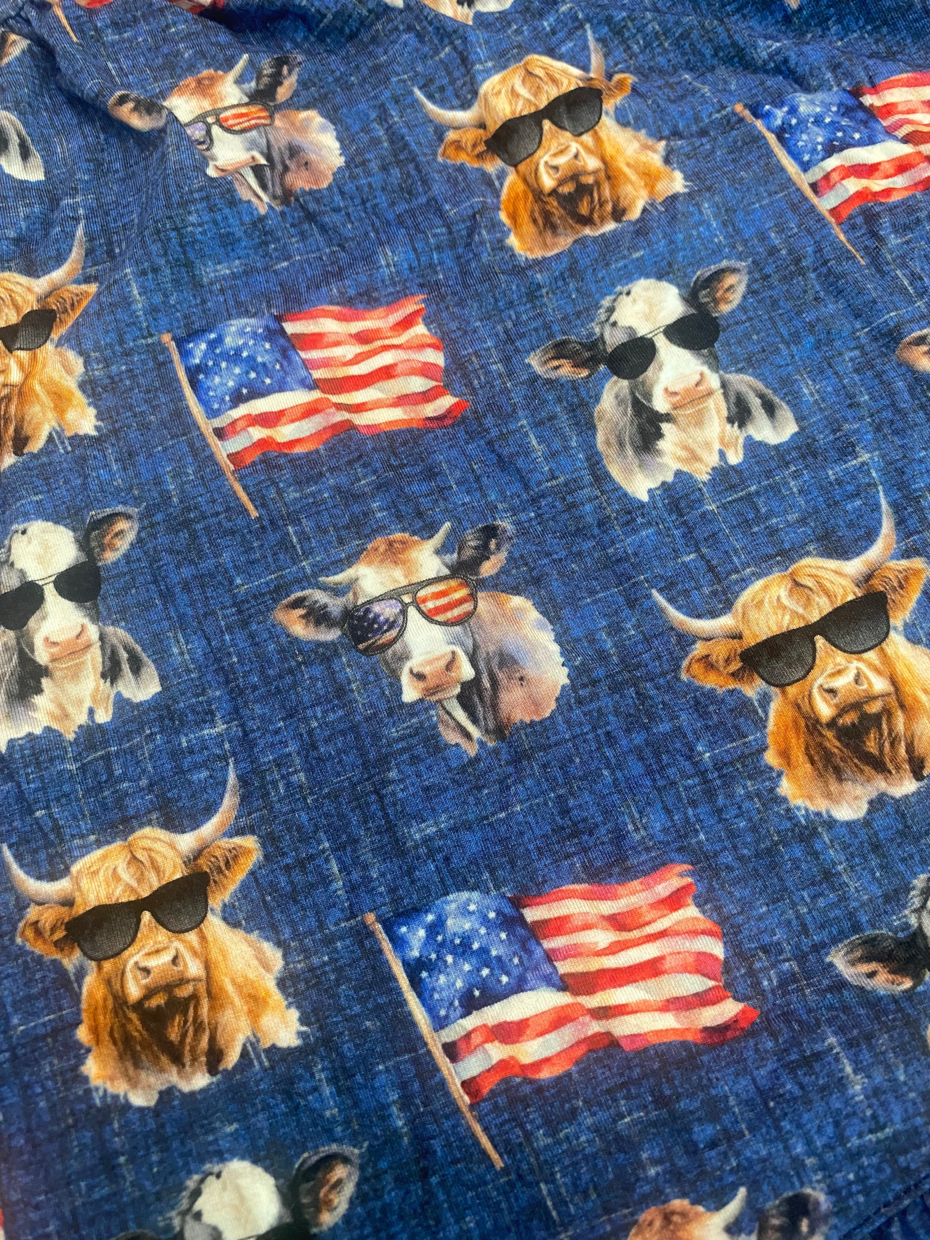 America The Moo-tiful Pajama Set