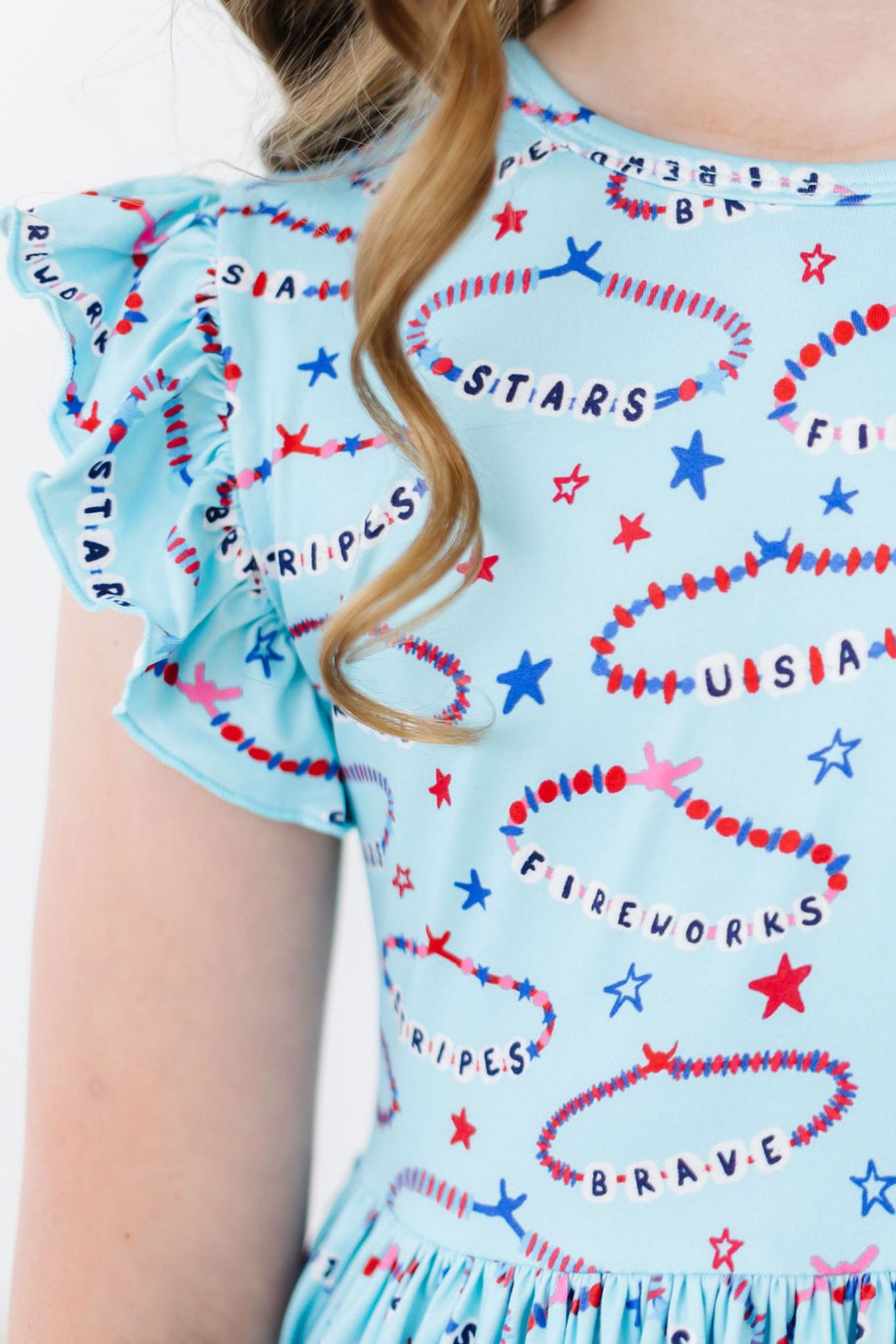 Miss Americana (mila's Version) Flutter Sleeve Twirl Dress