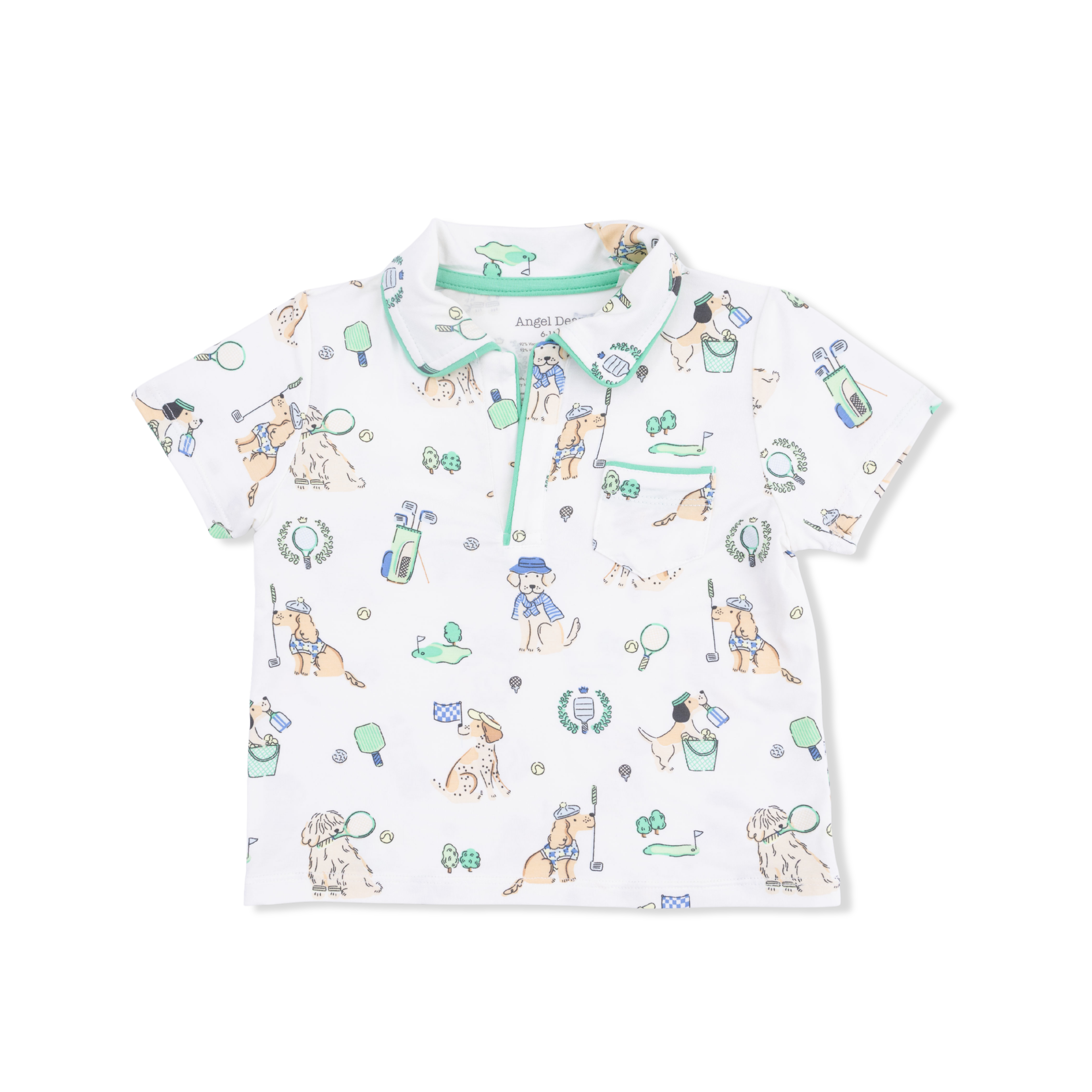 Country Club Dogs Neutral - Polo With Casual Short
