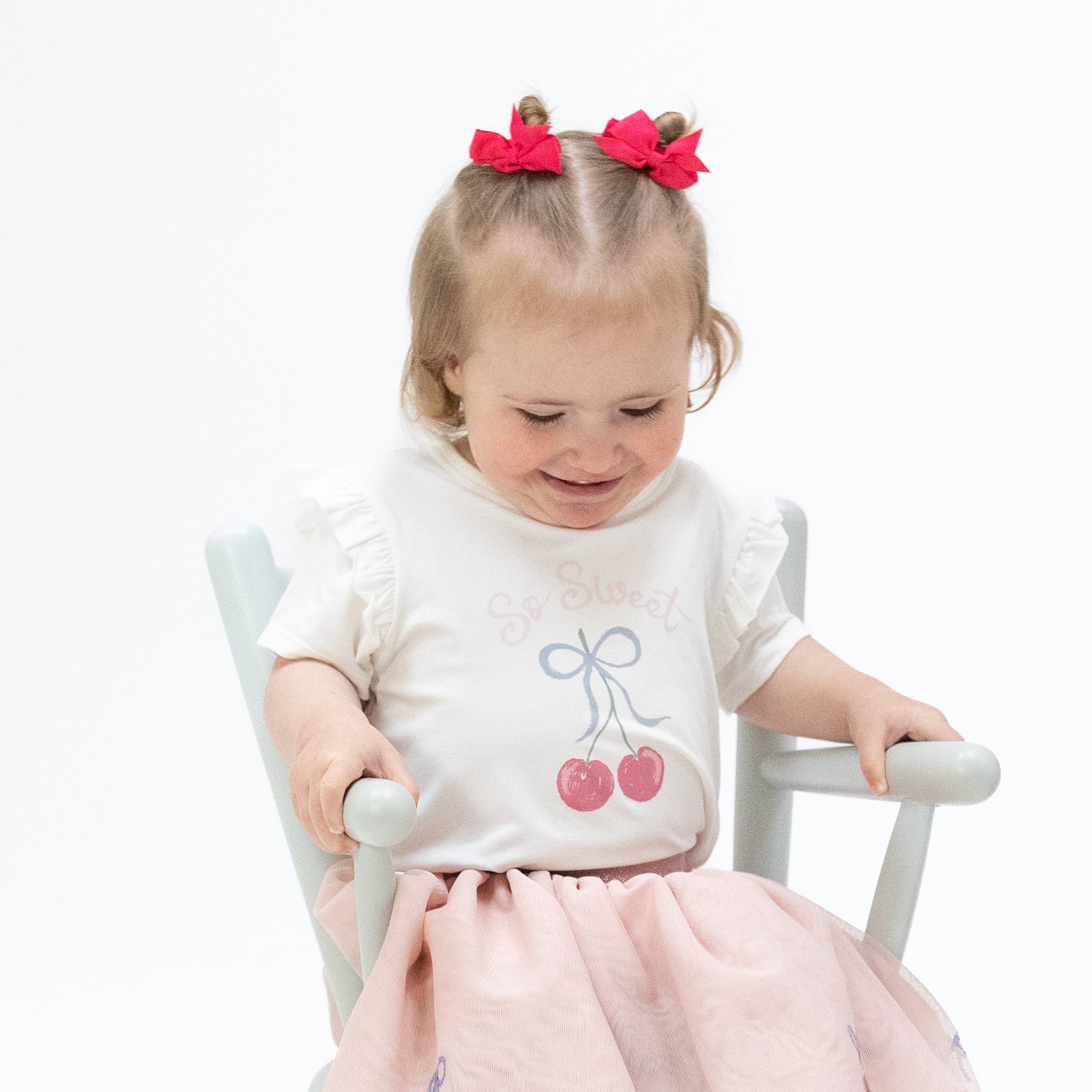Sweet Bow Cherries - Ruffle Tee