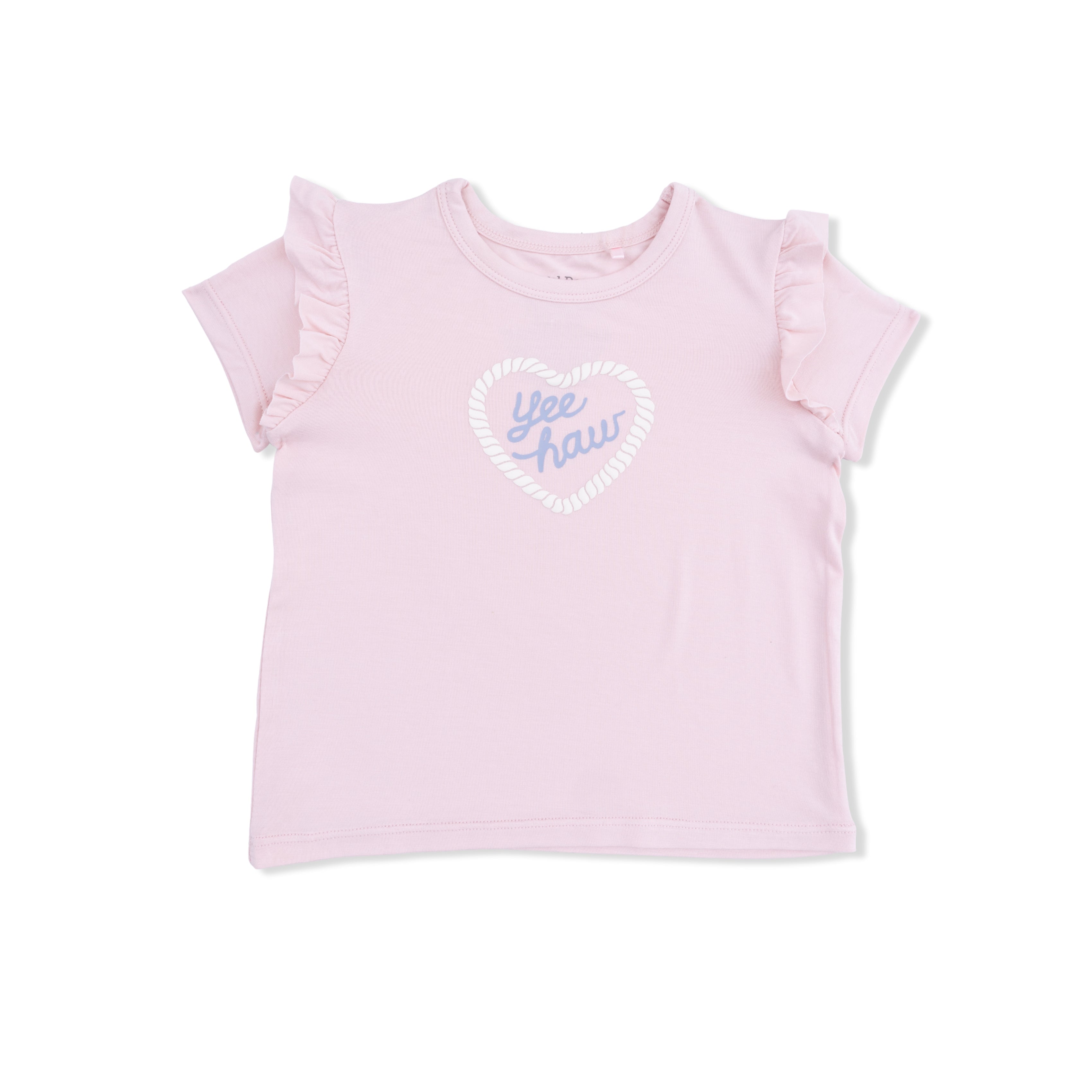 Yee Haw Cowgirl - Ruffle Tee