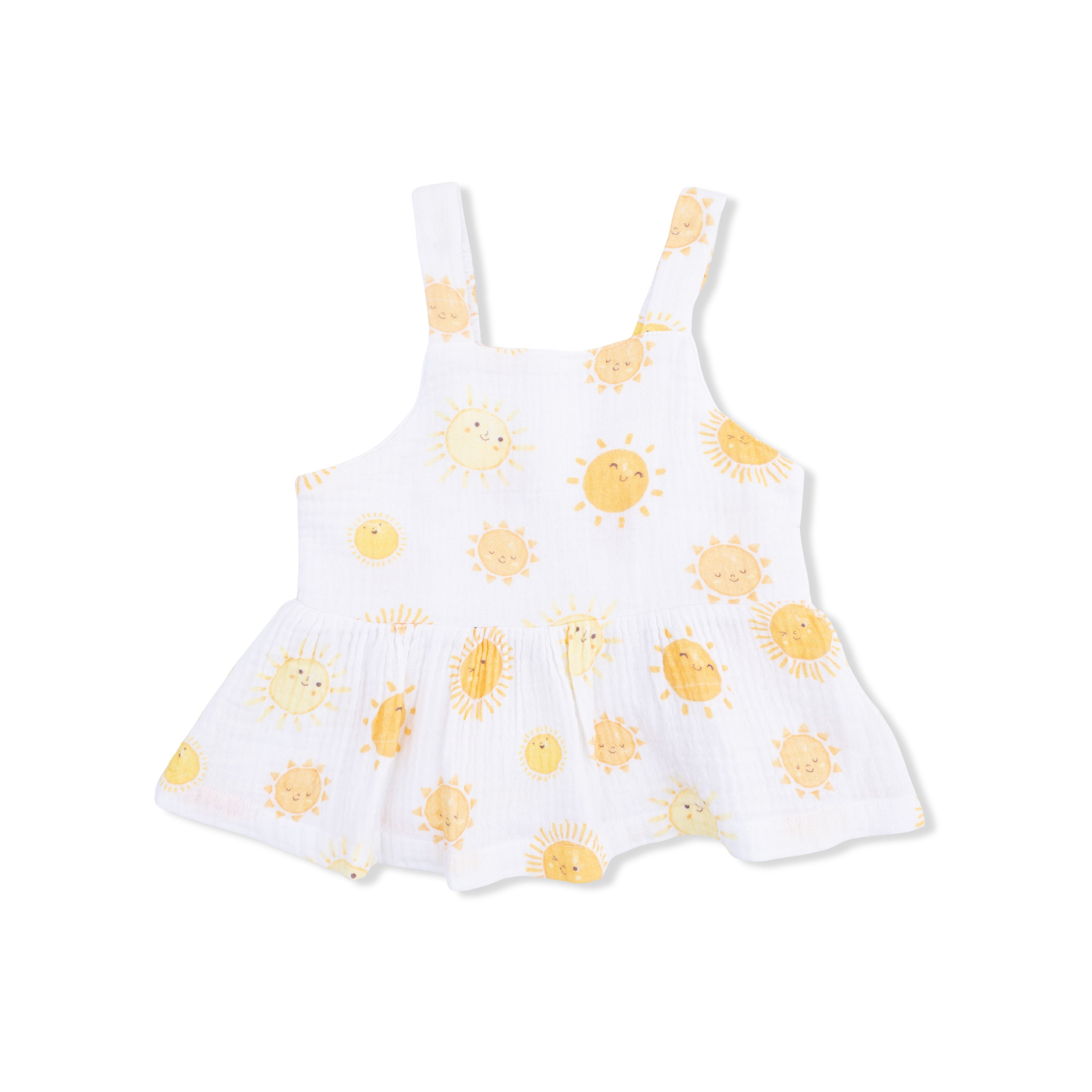 Happy Suns - Peplum Tank With Wide Leg Pant