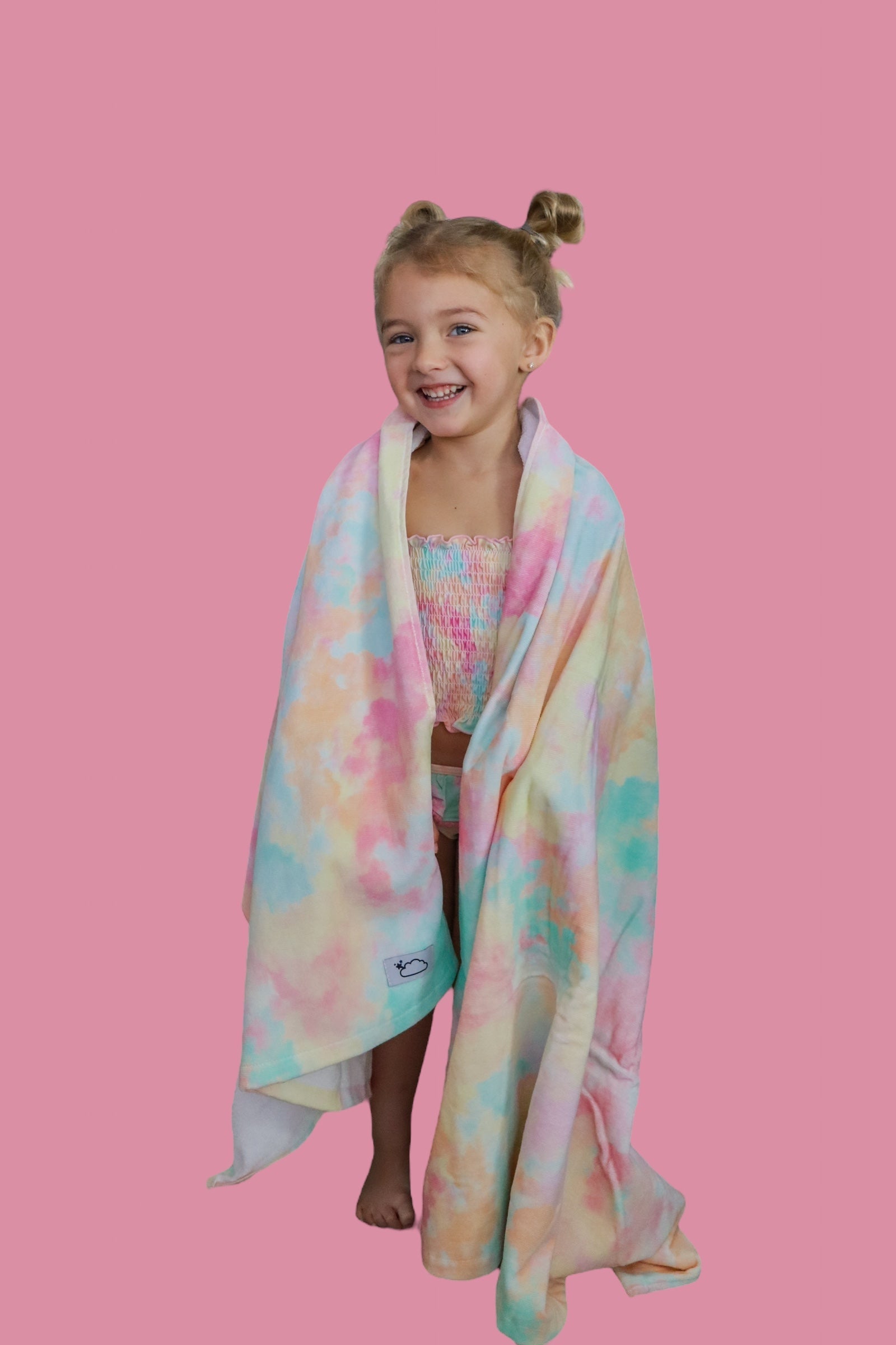 Rainbow Clouds Dream Towel