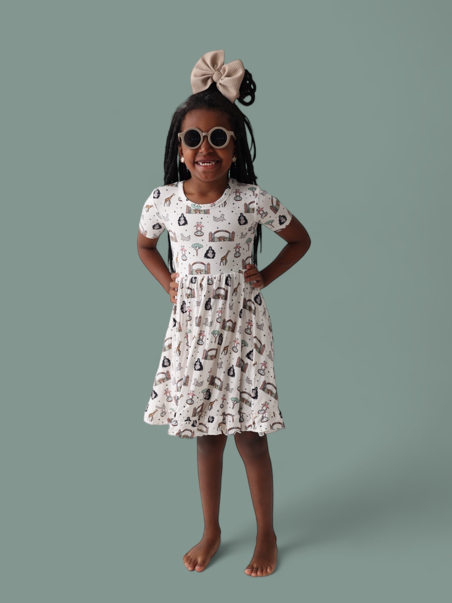 Exclusive Zoo Adventures Dream Ruffle Dress