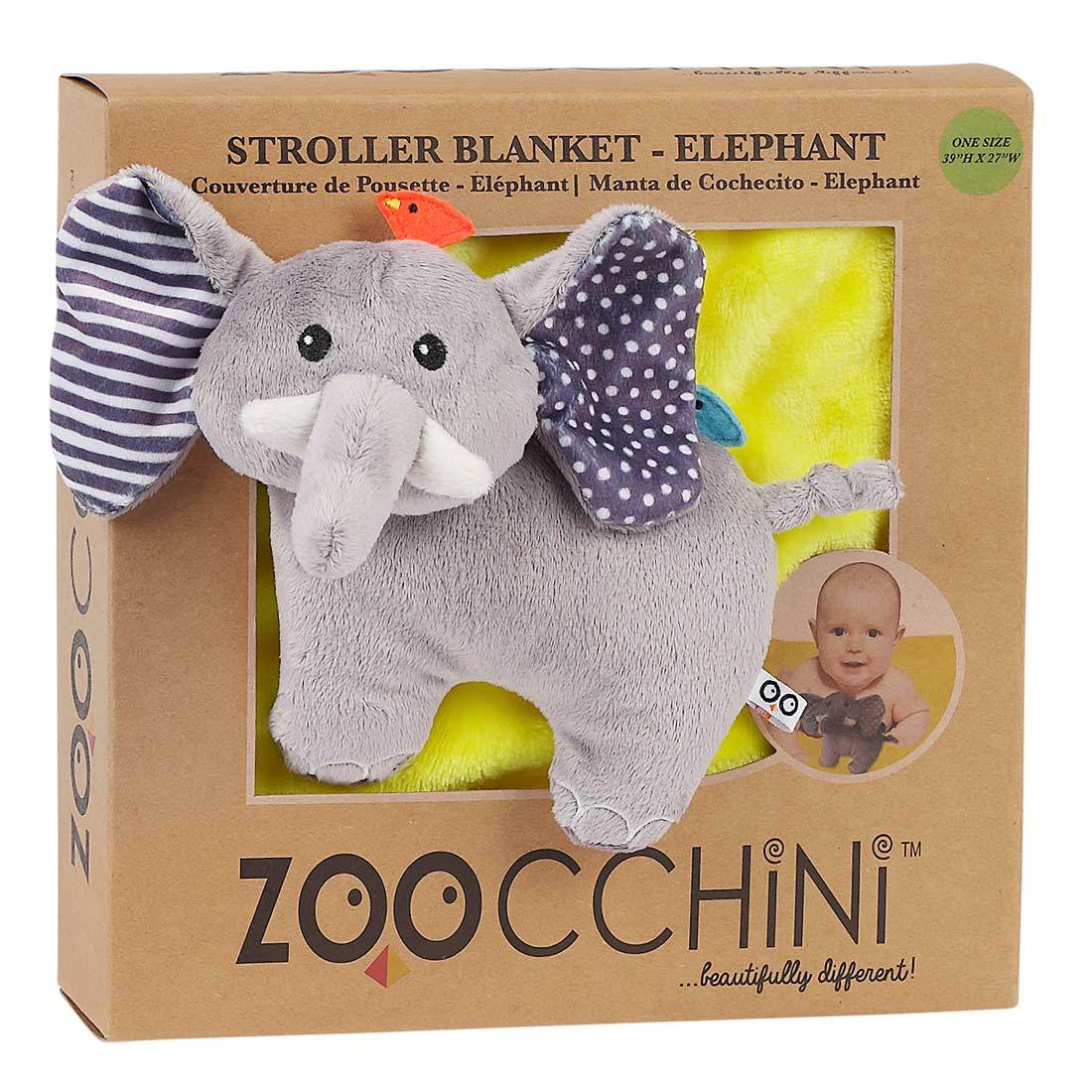 Baby Buddy Stroller Blanket - Elle The Elephant