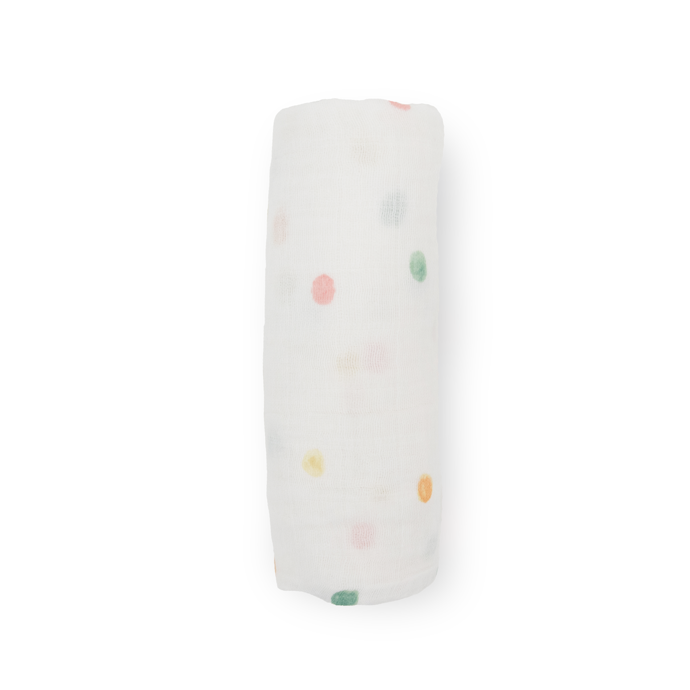 Cotton Muslin Swaddle Blanket - Party Dots