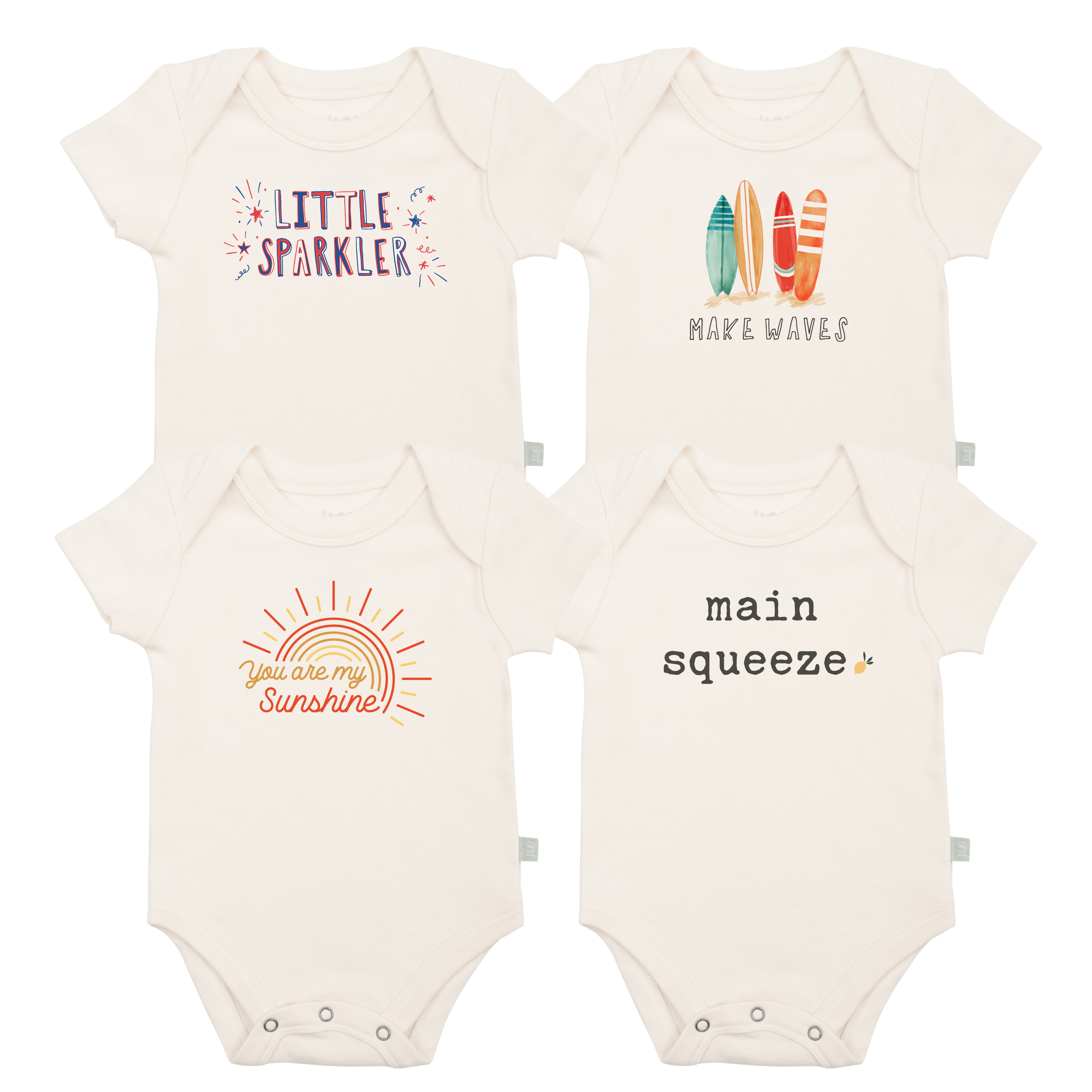 Graphic Bodysuit Set | Summer 4 Pack + 1 Free