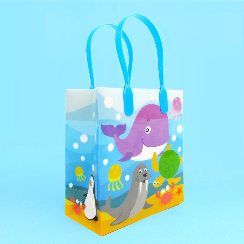 Sea Life Party Favor Bags Treat Bags - Set Of 6 Or 12