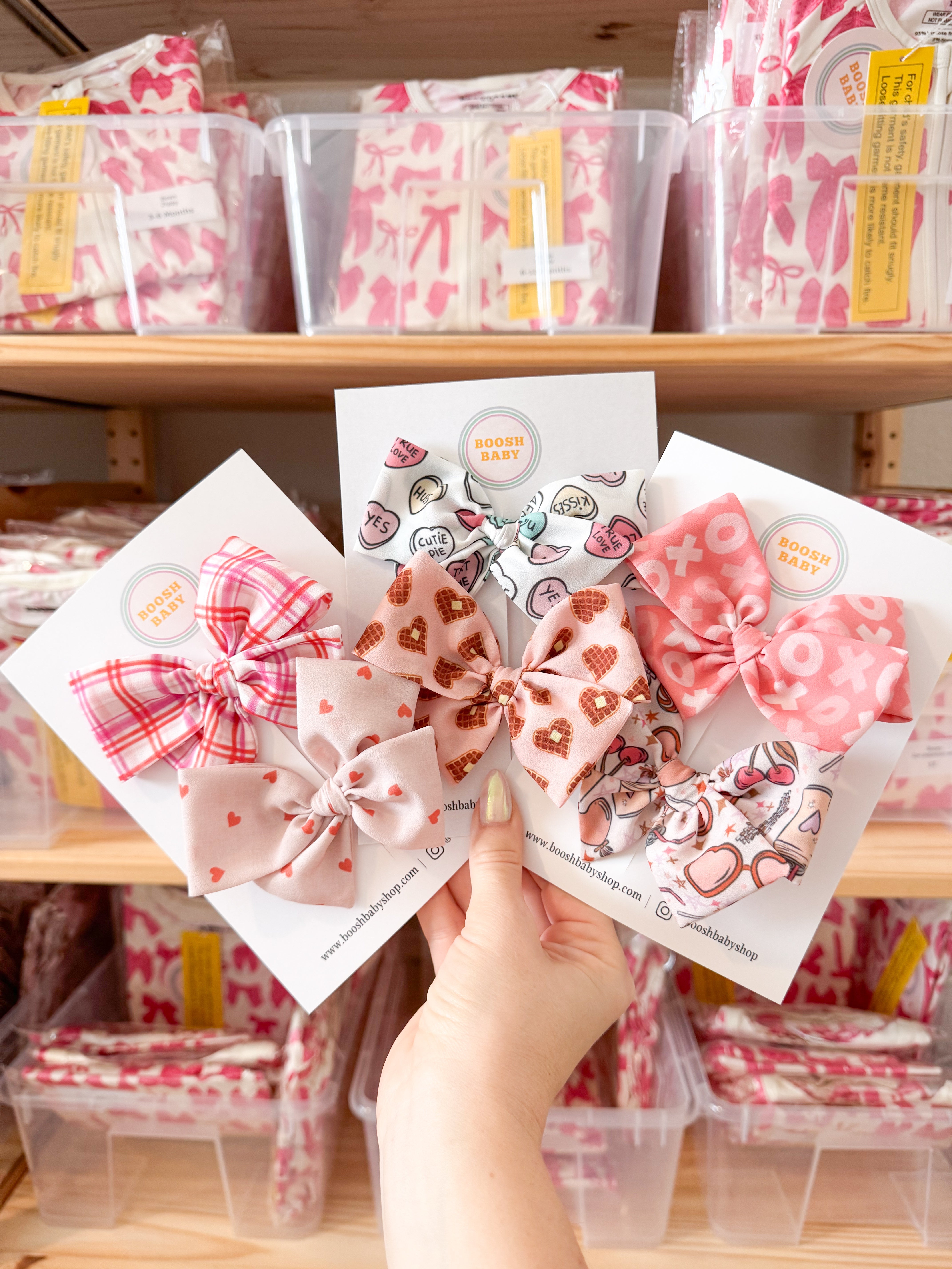 Valentine's Plaid Pinwheel