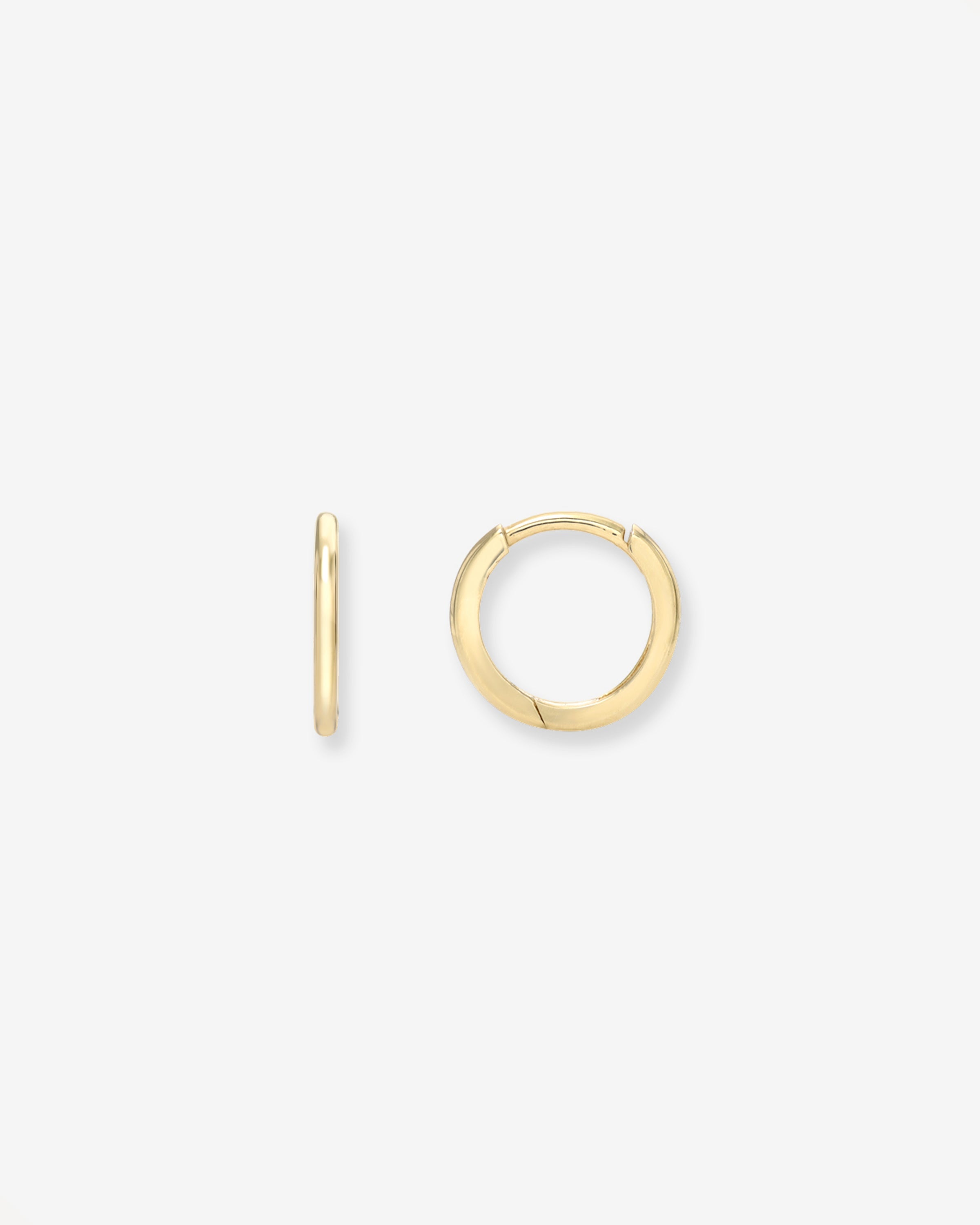 14k Gold Small Huggie Earrings