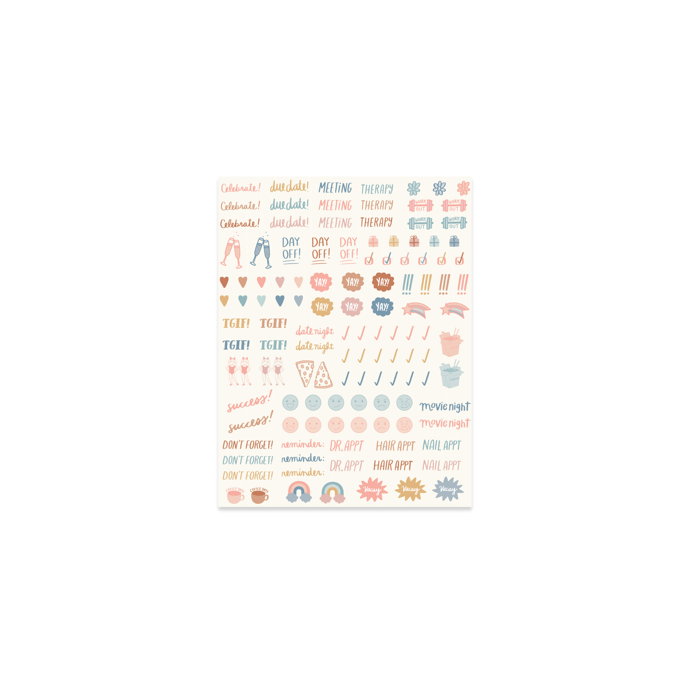 Planner Sticker Sheets