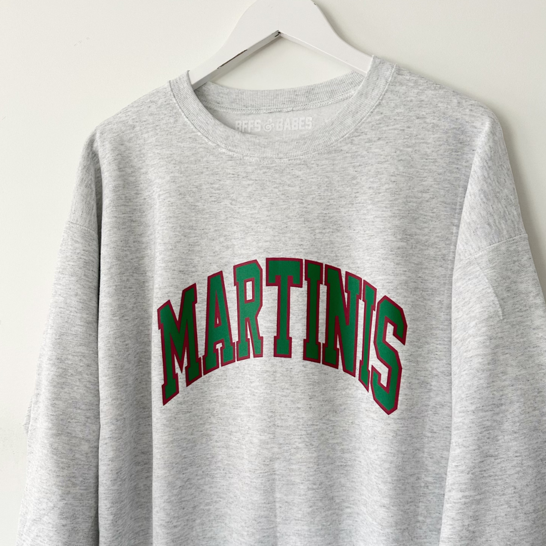 Martinis ♡ Sweatshirt With Customizable Cuff