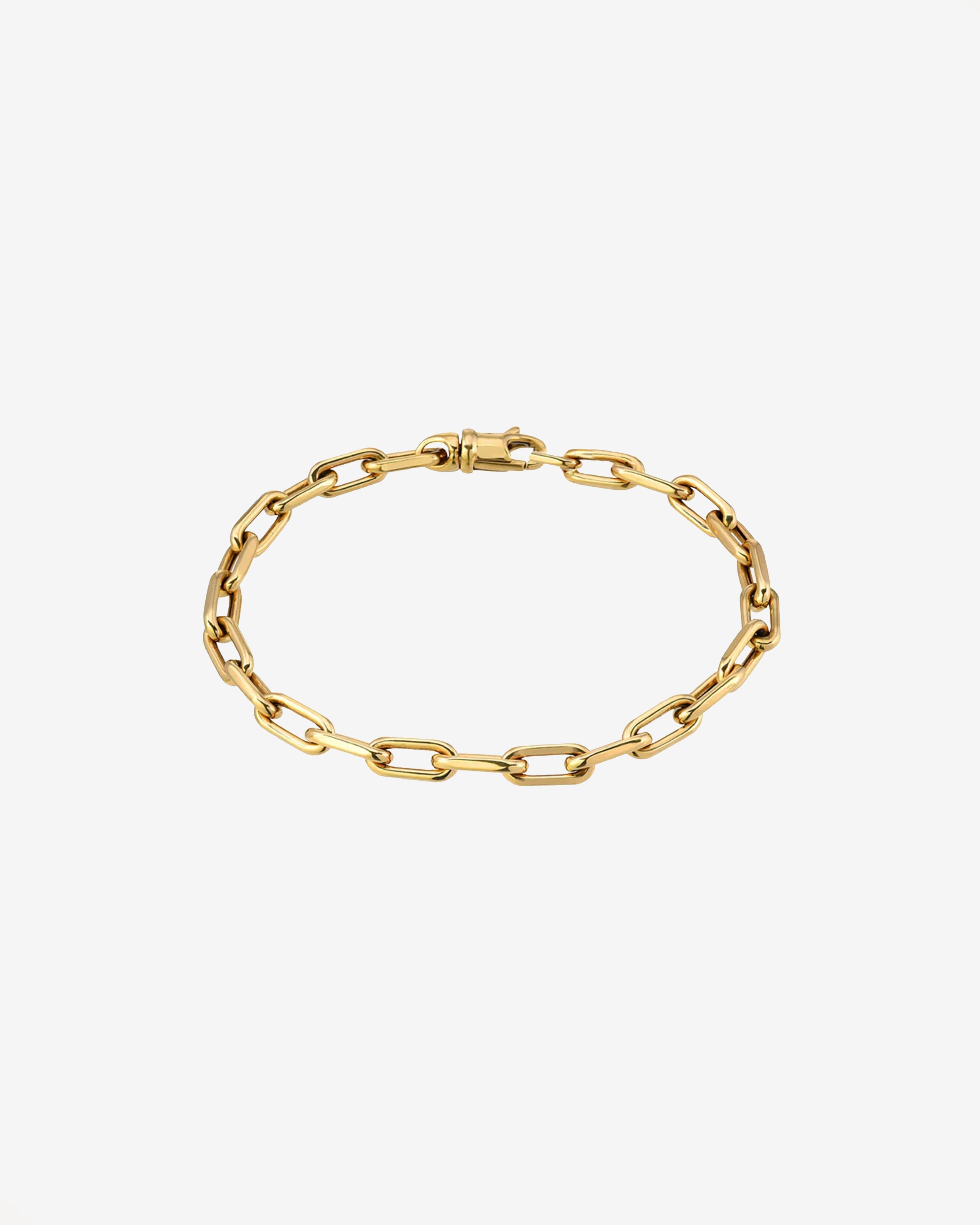 14k Gold Extra Large Open Link Chain Anklet