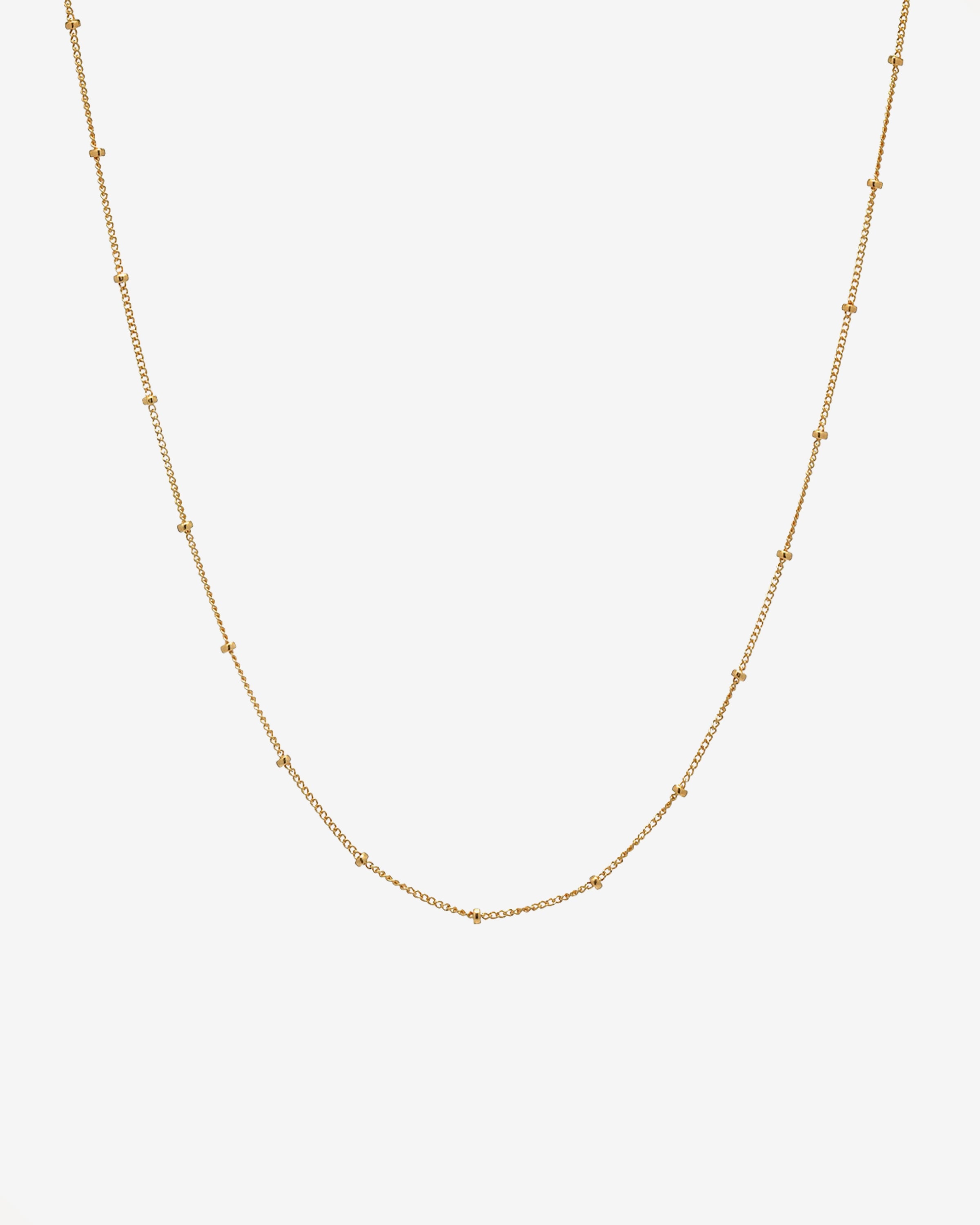 14k Gold Segment Chain Link Necklace