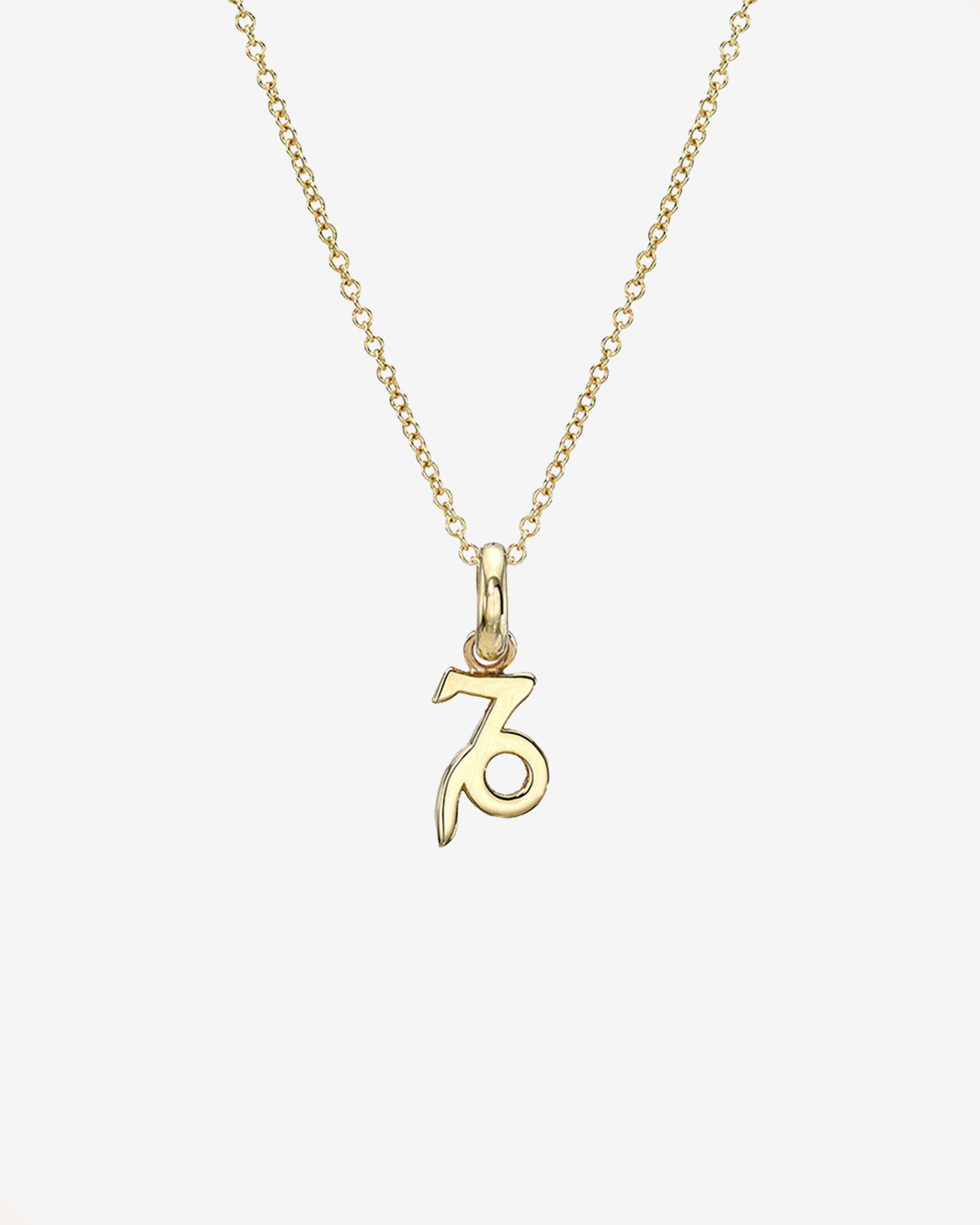 Kids 14k Gold Zodiac Necklace