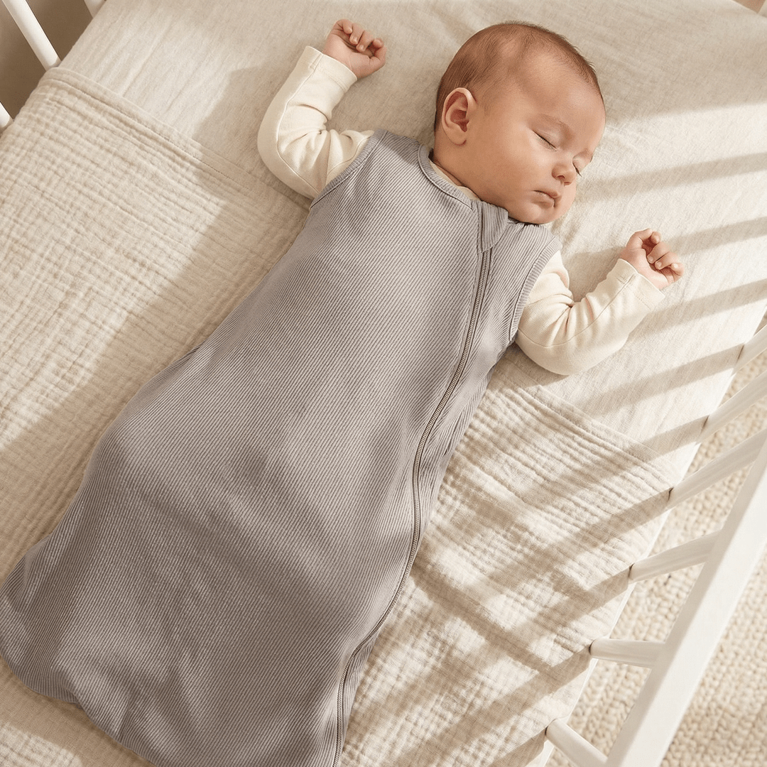 Sleep Sack - Glacial Grey Ribbed