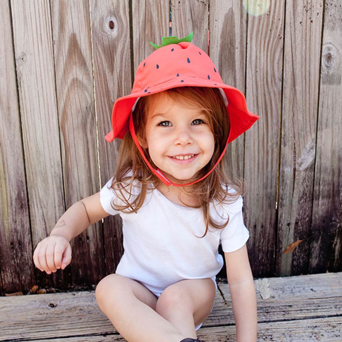 Baby Sun Hat - Strawberry
