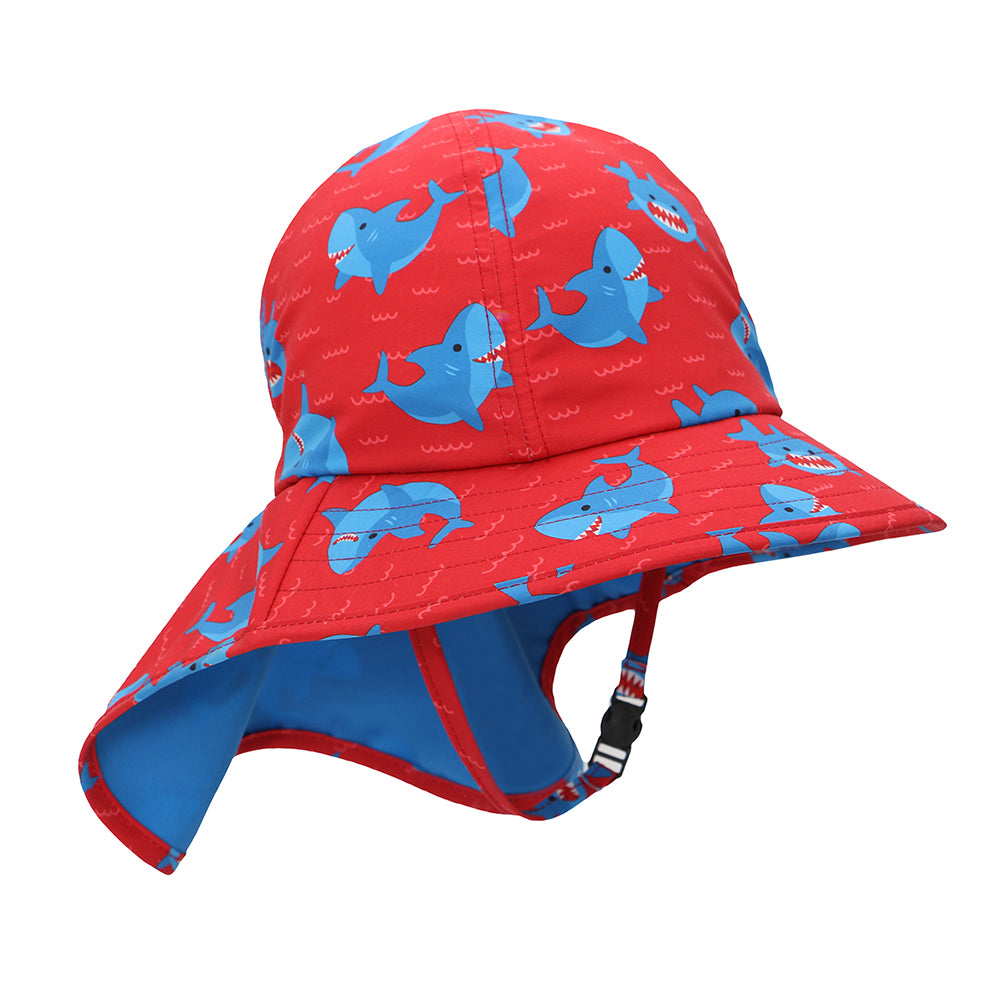 Baby/toddler Cape Sunhat - Sherman The Shark
