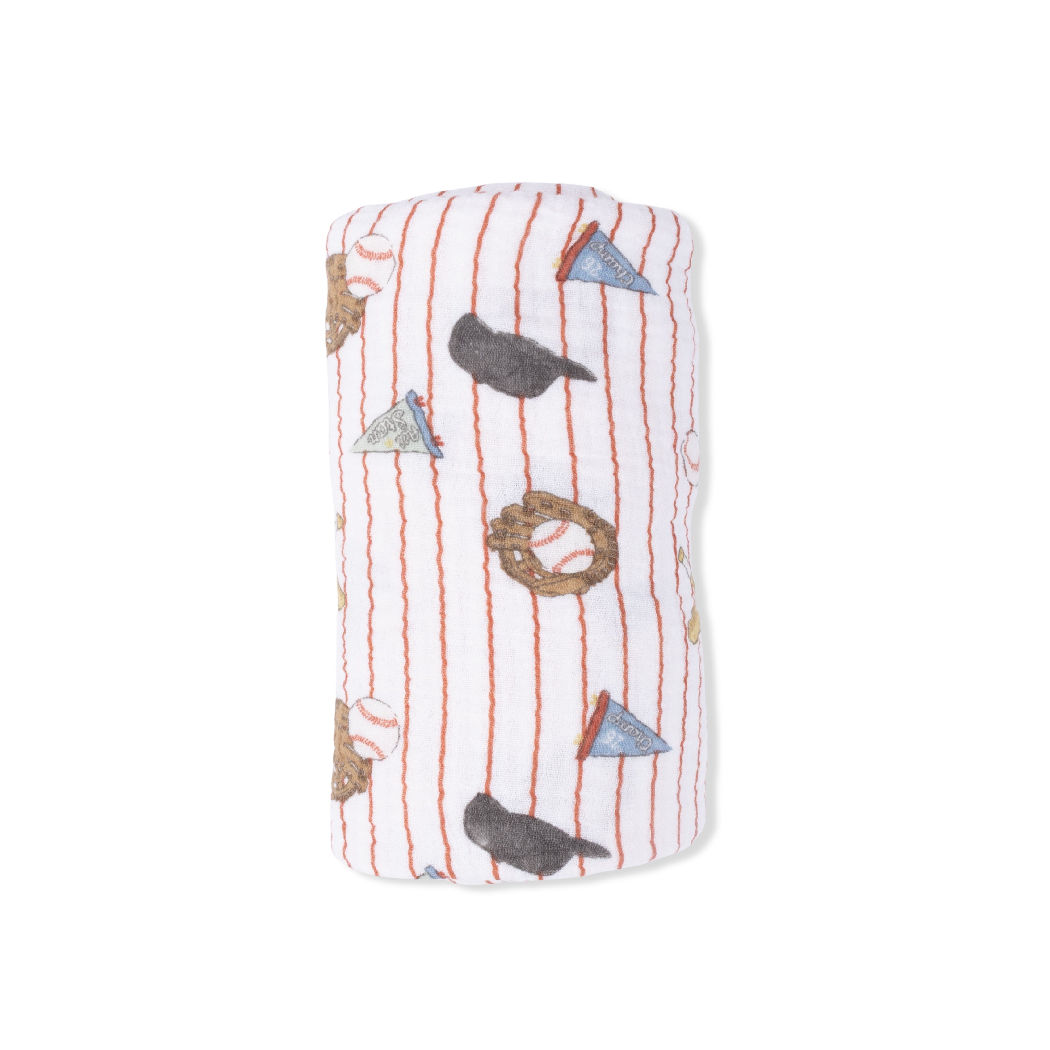 Vintage Baseball Stripe - Swaddle Blanket