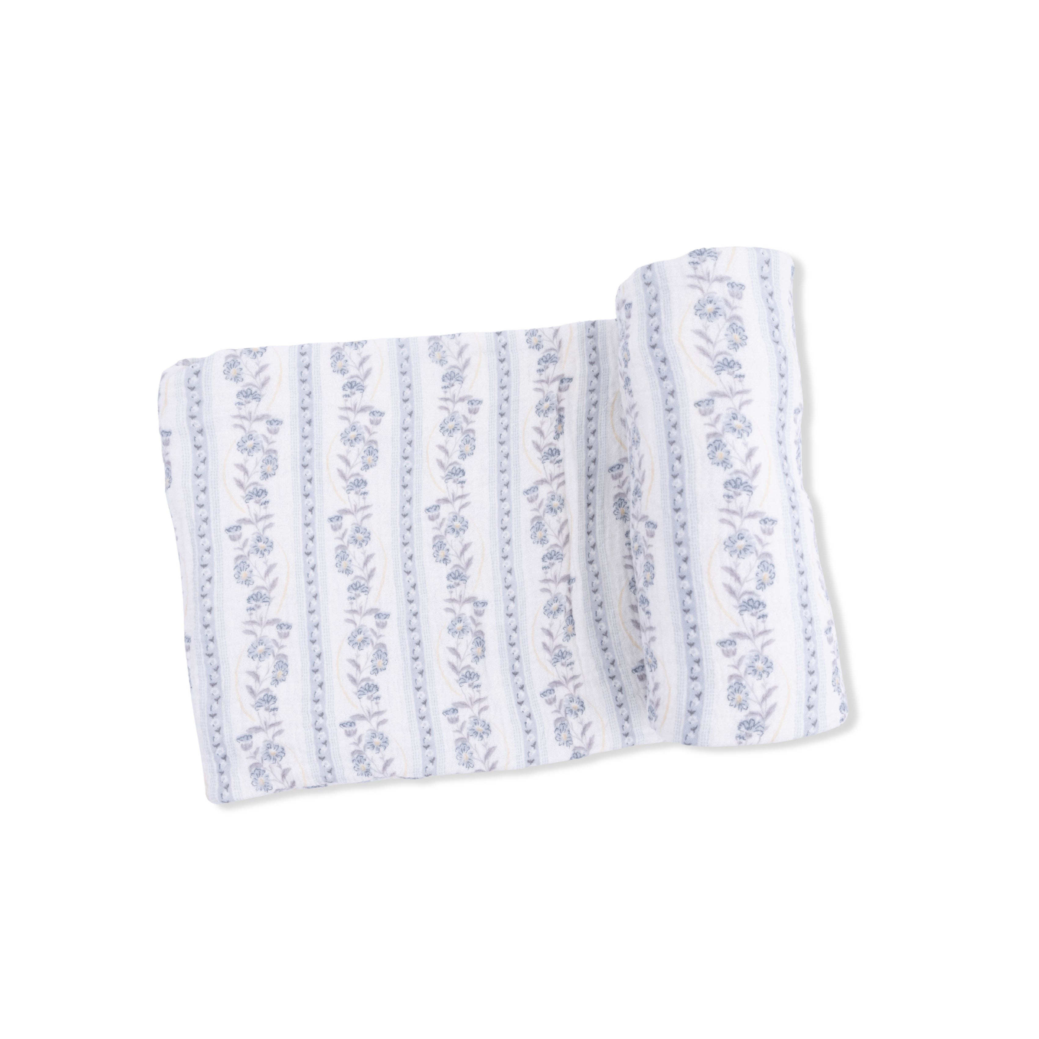Kimberly Floral Stripe - Swaddle Blanket