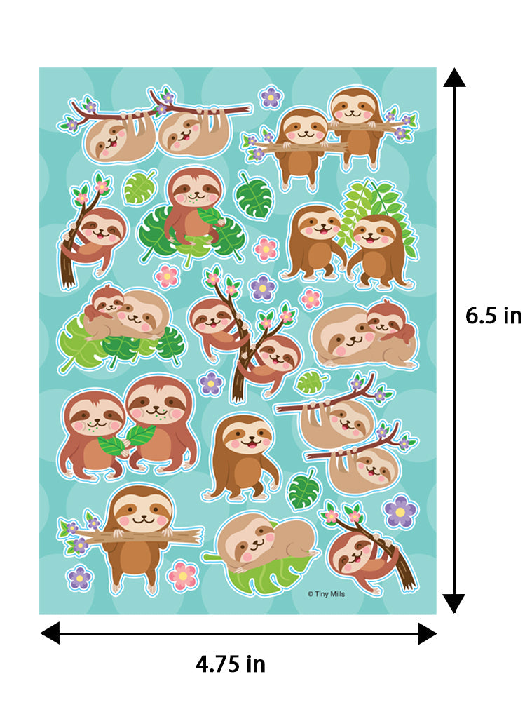 Sloth Party Favor Bundle For 12 Kids