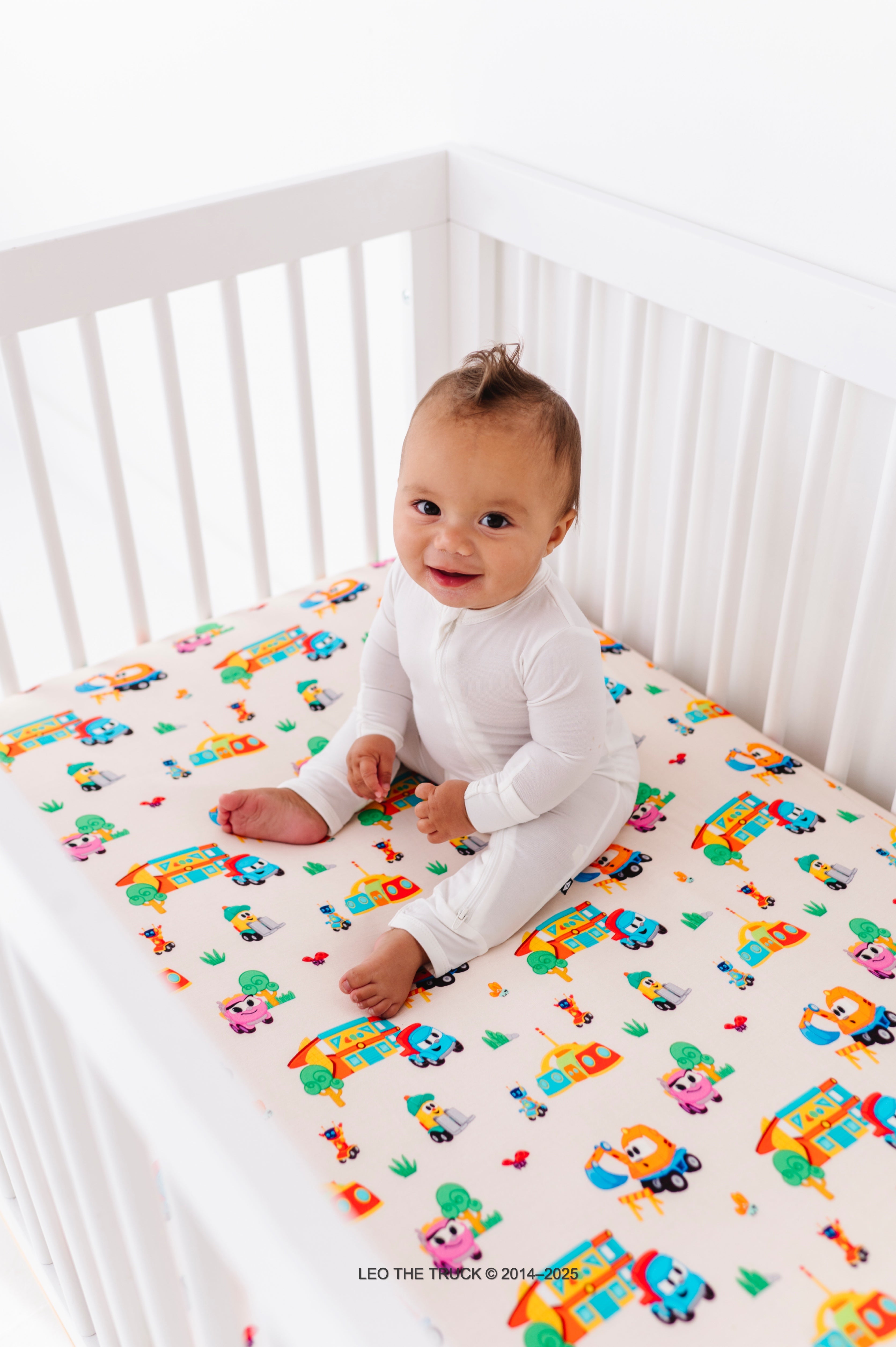 Leo The Truck™ Crib Sheet