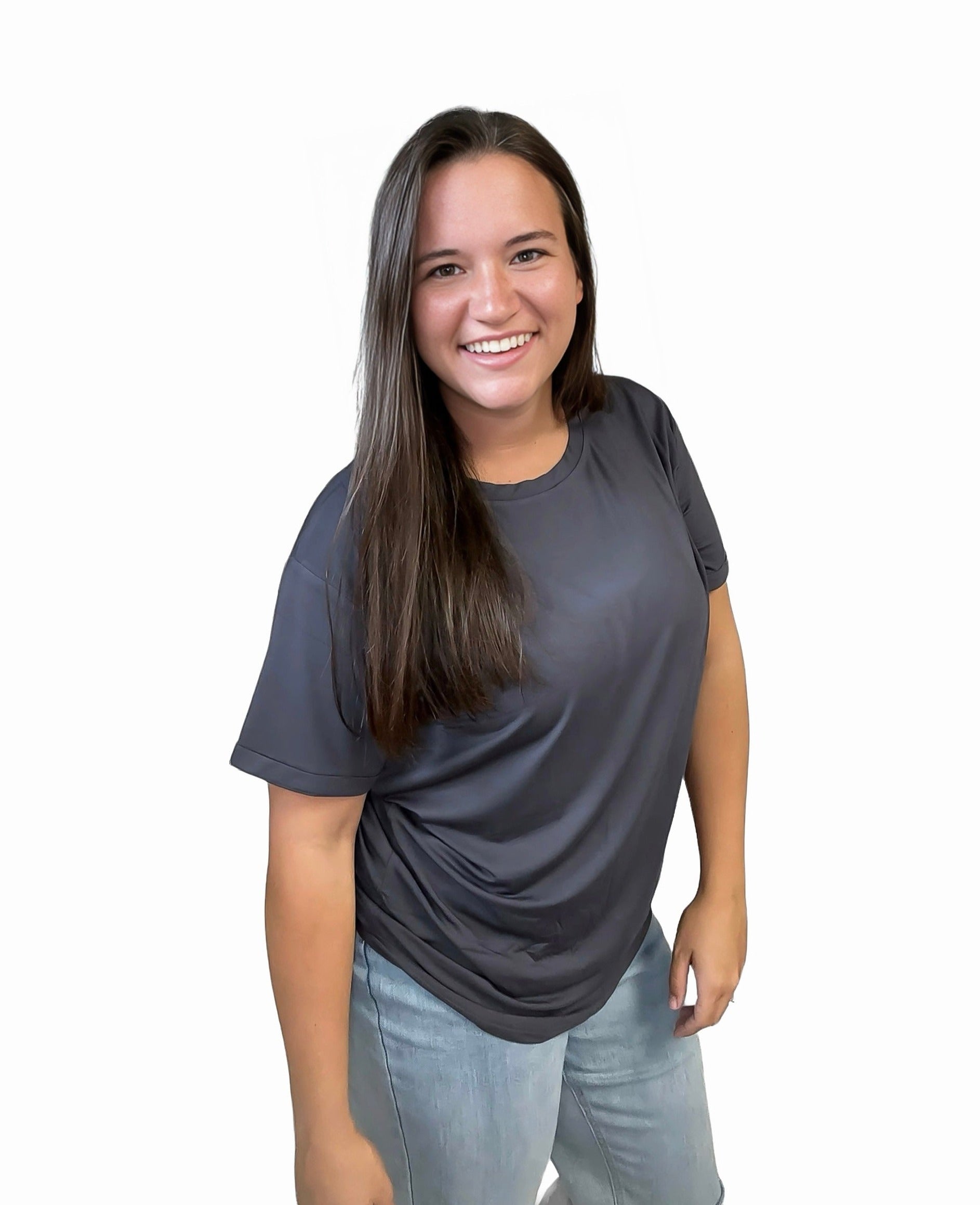 Adult - Bamboo Basic Tee - Storm