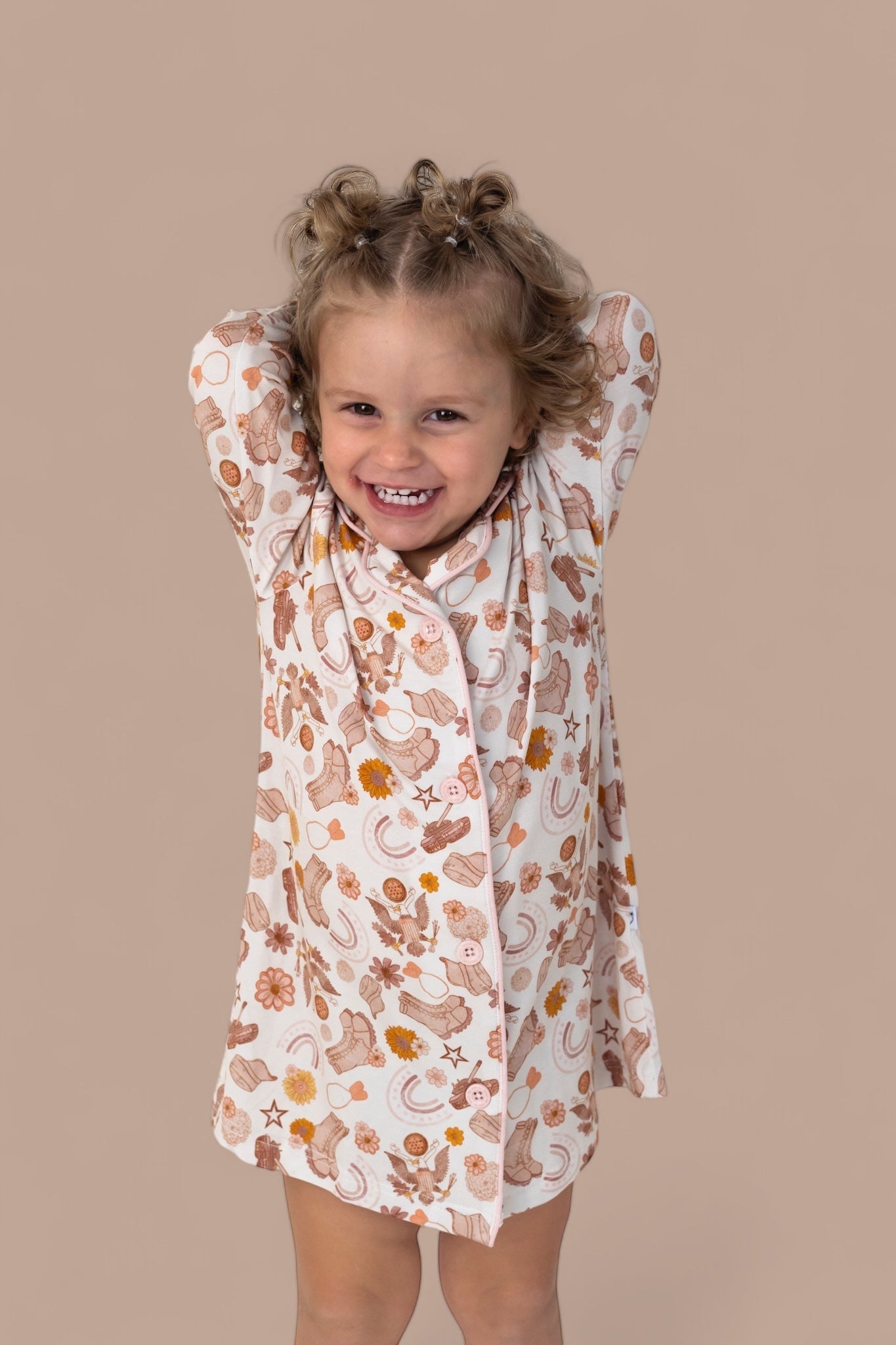 Flowers And Boots Girl's Dream Gown