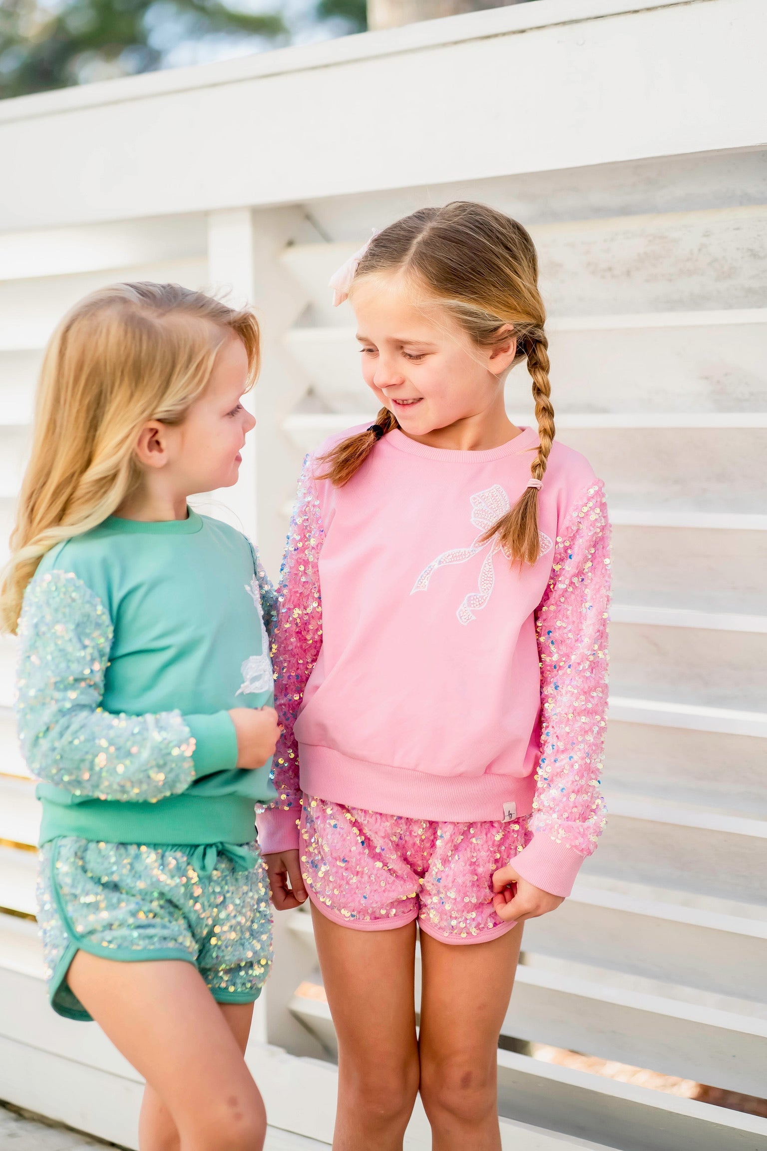 *preorder-mid July Delivery* Sparkle Sport Set ~ Bow