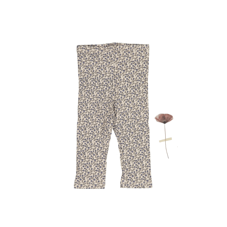 The Printed Legging - Blueberry
