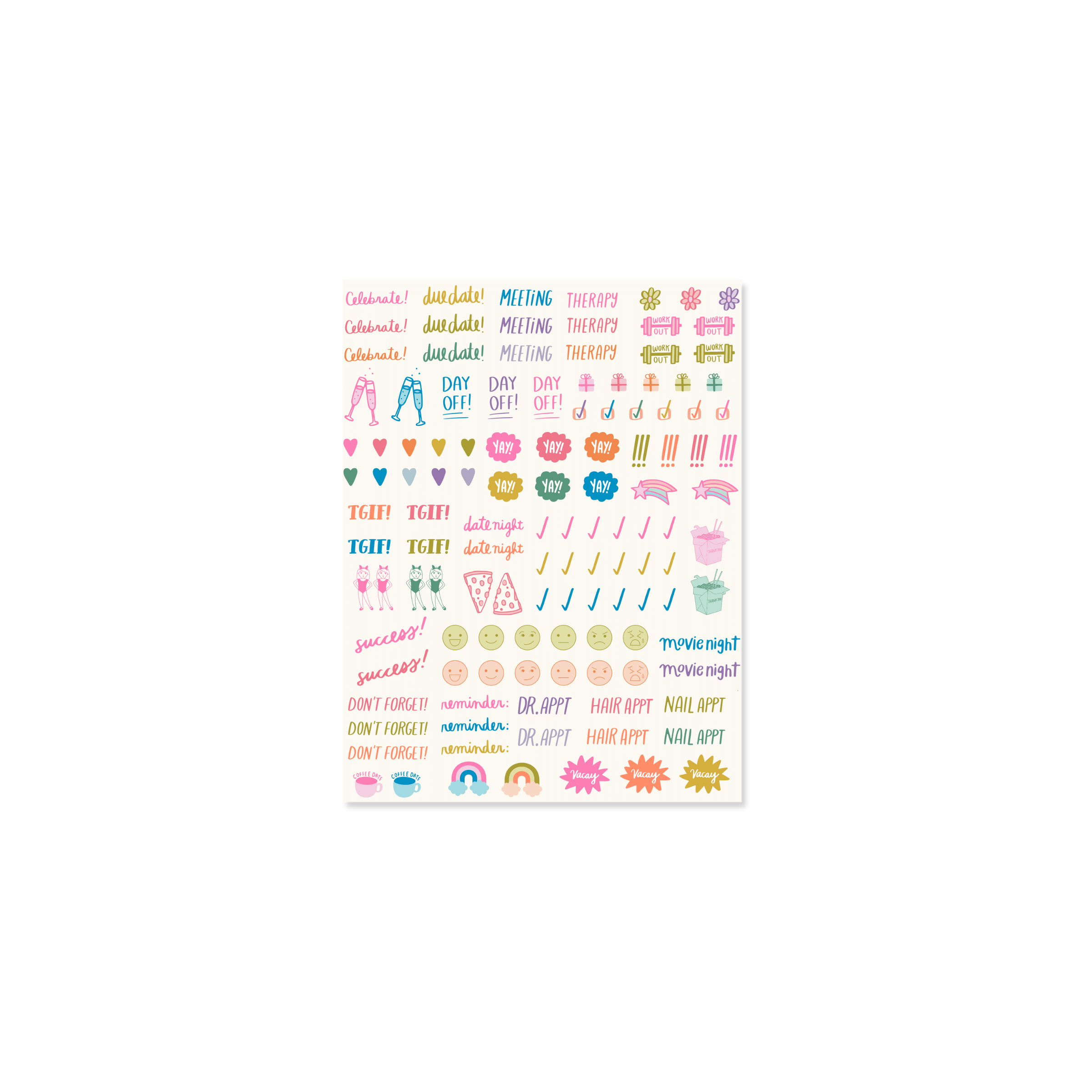 Planner Sticker Sheets