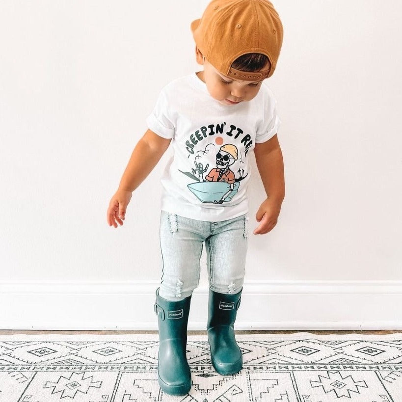 Toddler Rain Boots in Blue - Northern Lights