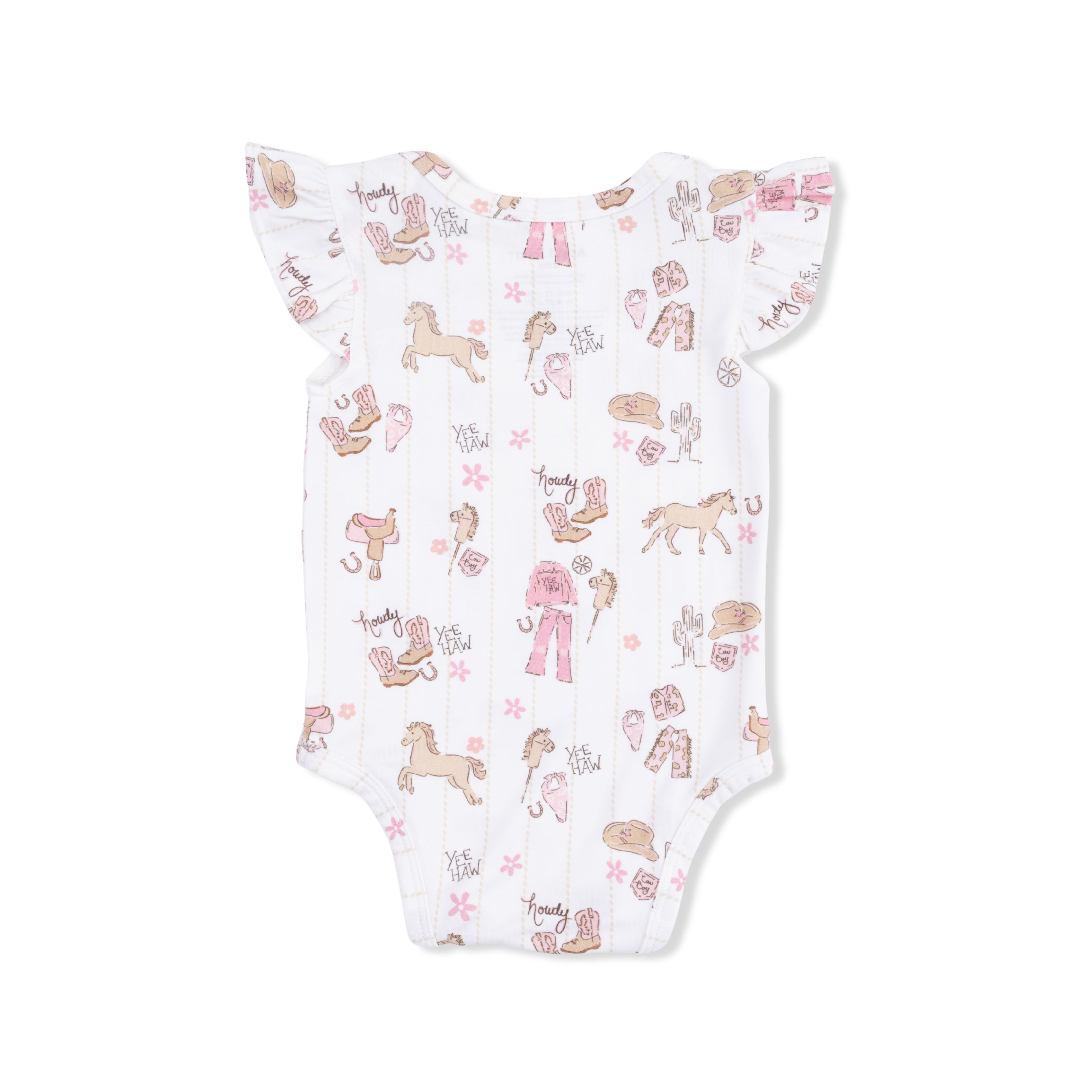 Cowgirl Nursery - Ruffle Sleeve Bodysuit