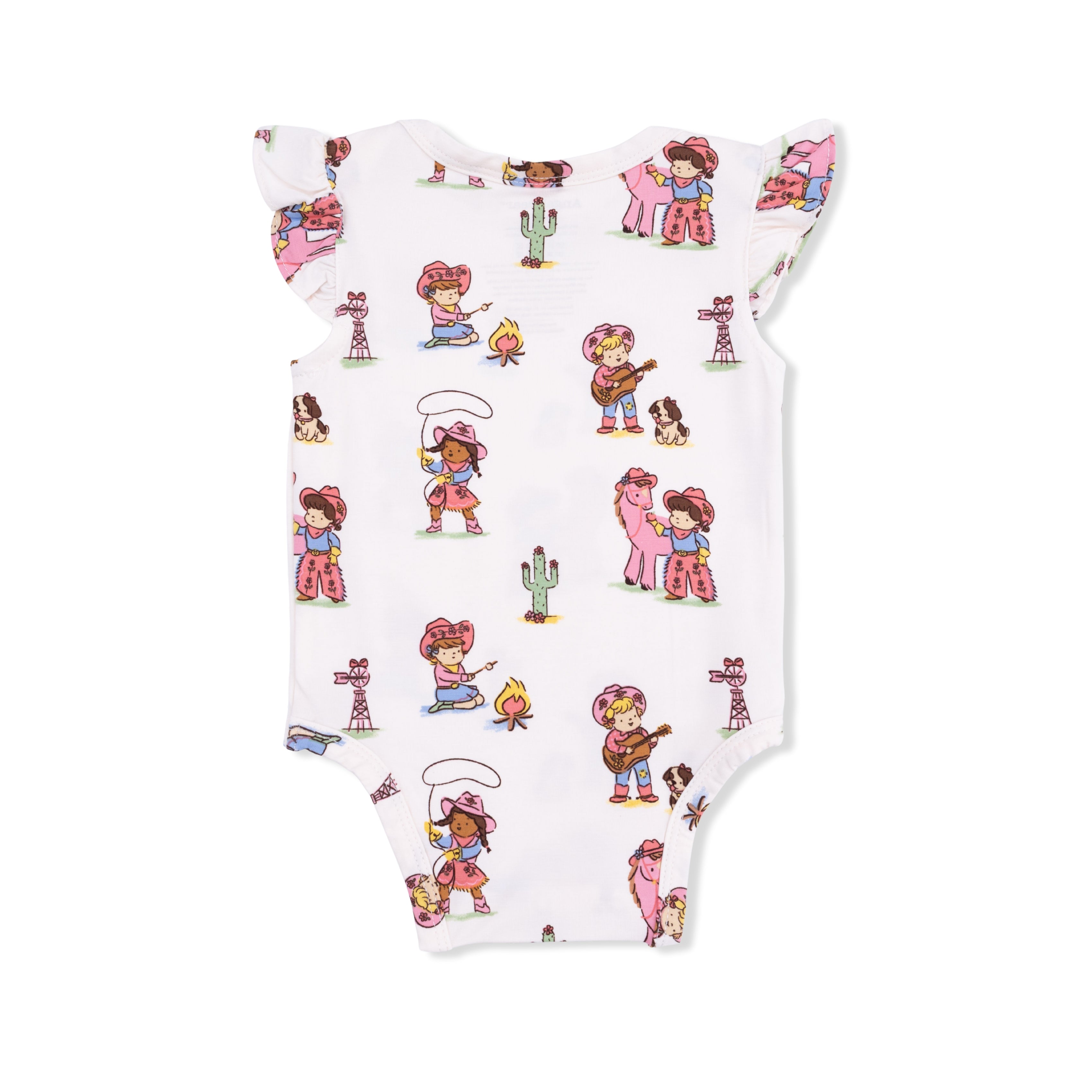 Vintage Cowgirls - Ruffle Sleeve Bodysuit