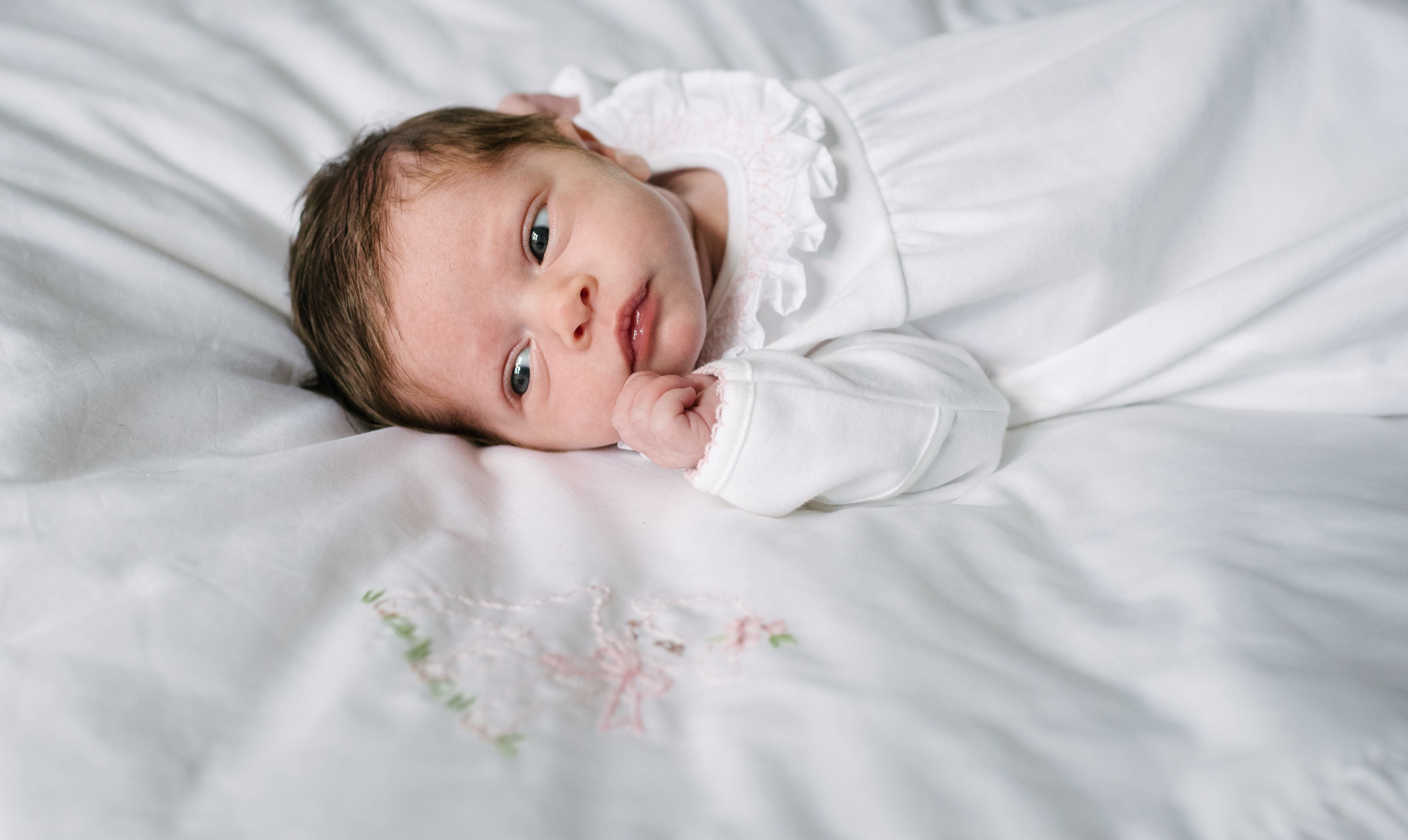 Baby Lamb & Bee Cotton Stroller Blanket