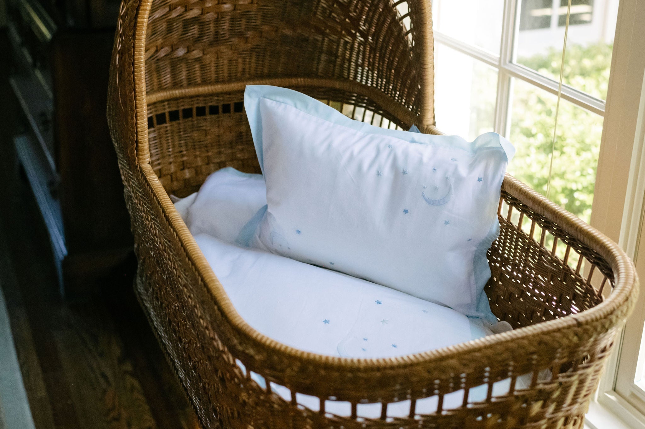 Baby Over The Moon Cotton Stroller Blanket