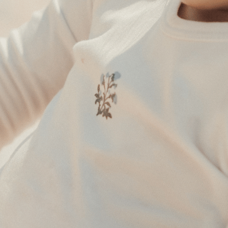 The Embroidered Bonnet - Zara Blue