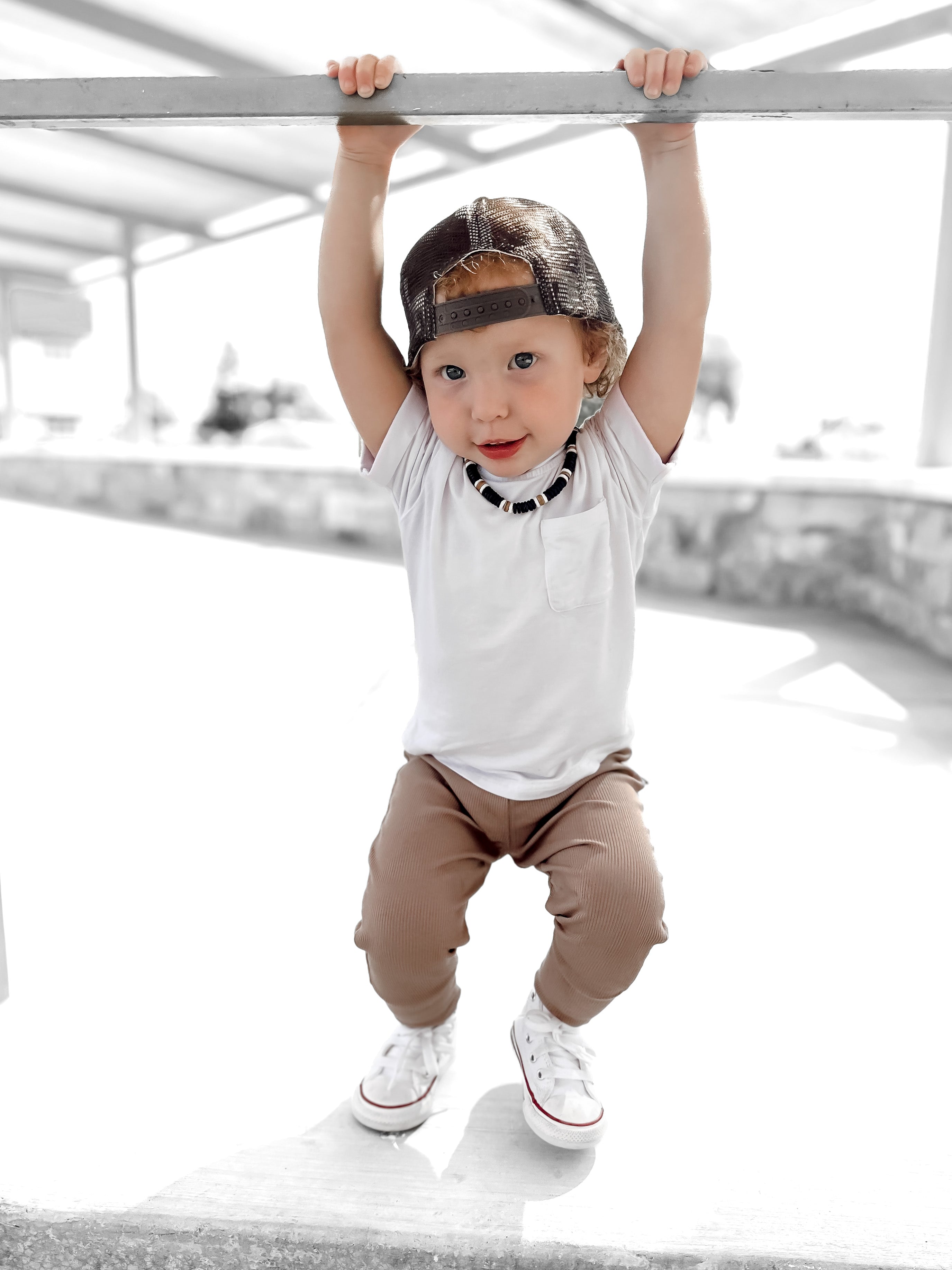 Bamboo Pocket Tee - White