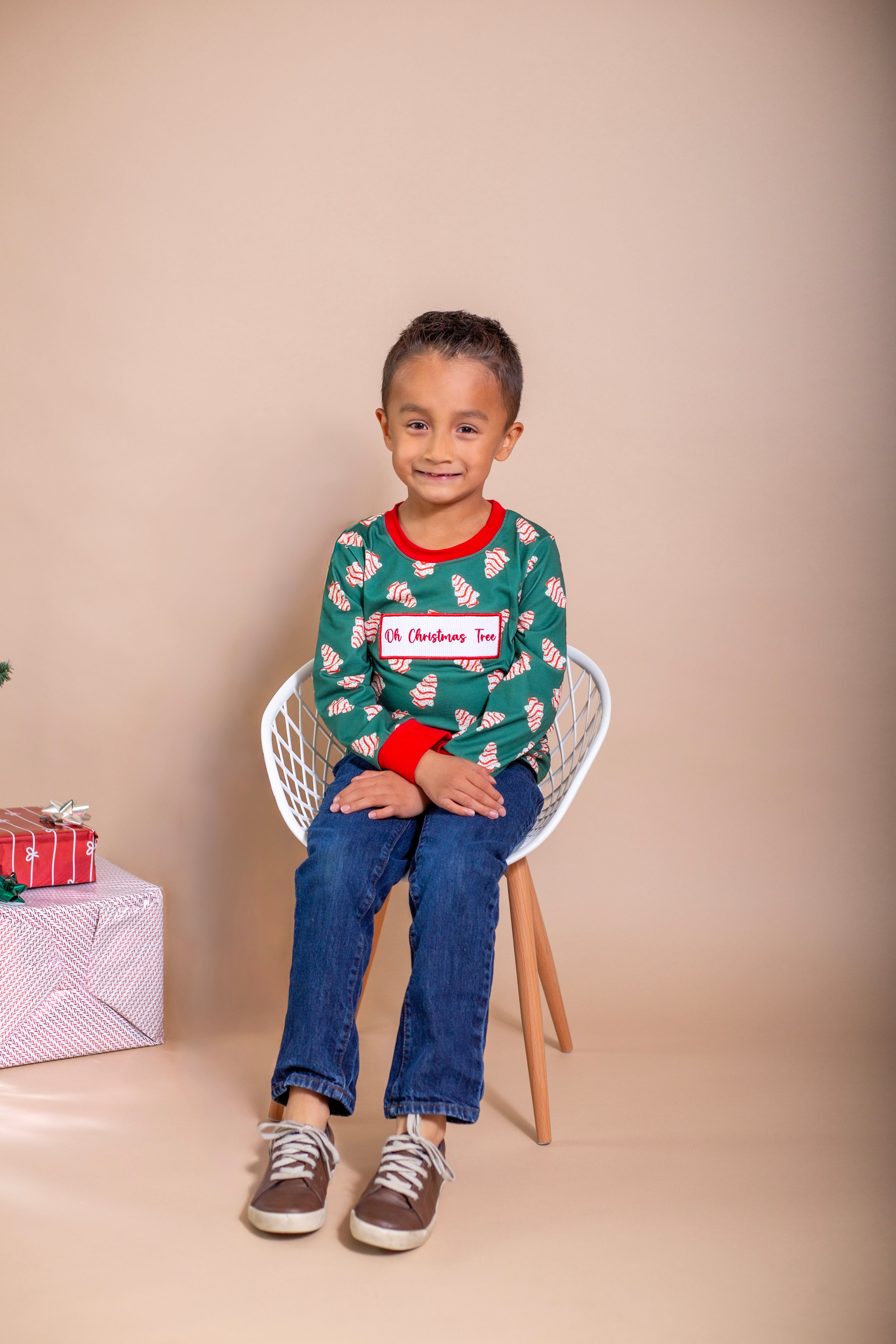 Christmas Cakes Smocked Top