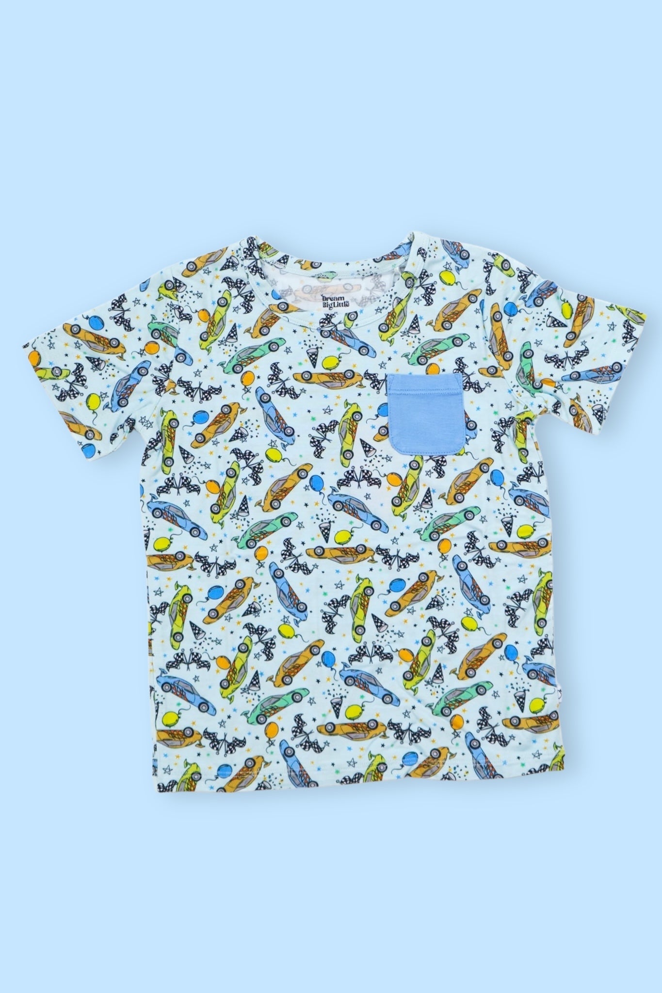 Racing To My Birthday Dream Pocket Tee