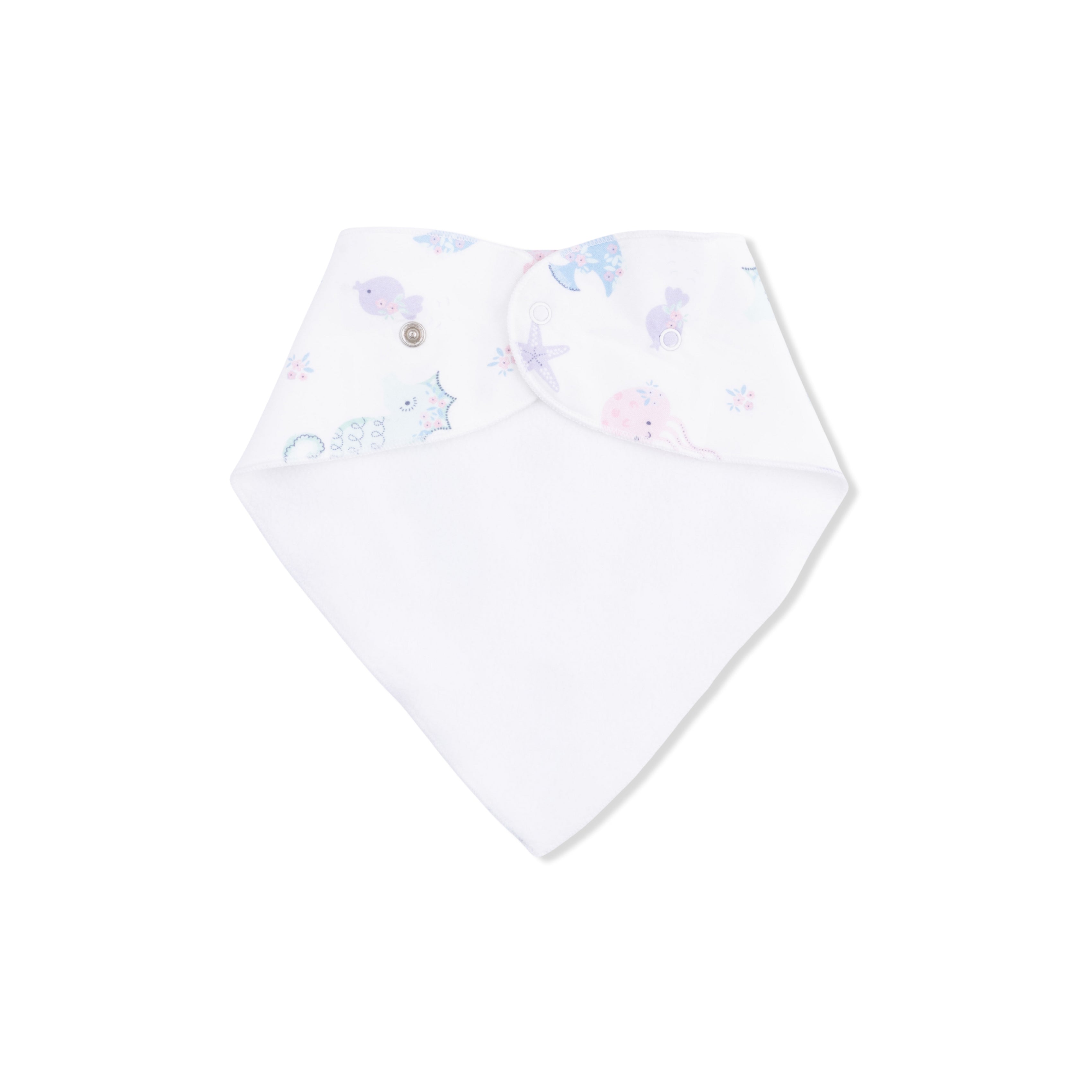 Floral Sea Creatures - Bandana Bib