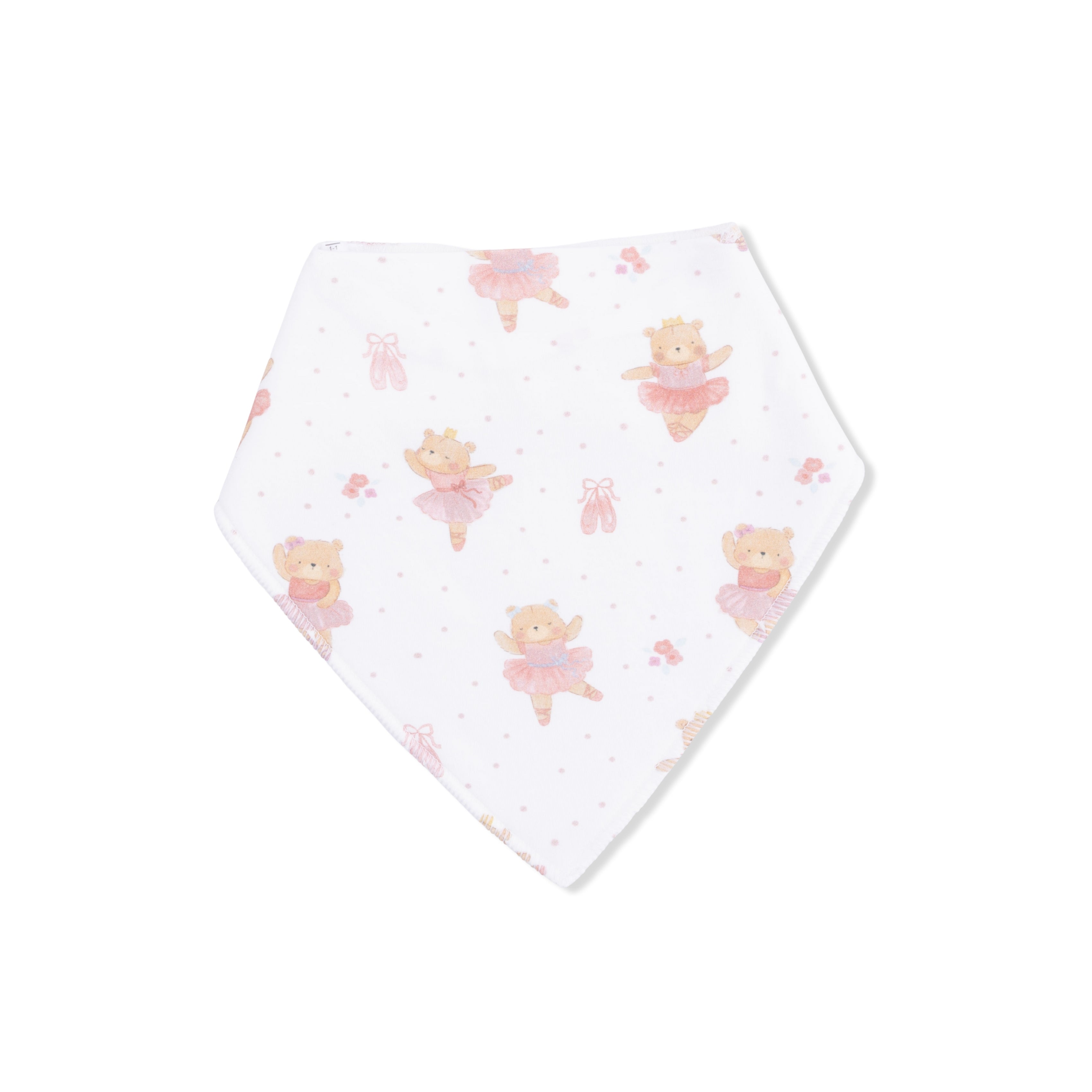 Teddy Bear Ballerina - Bandana Bib
