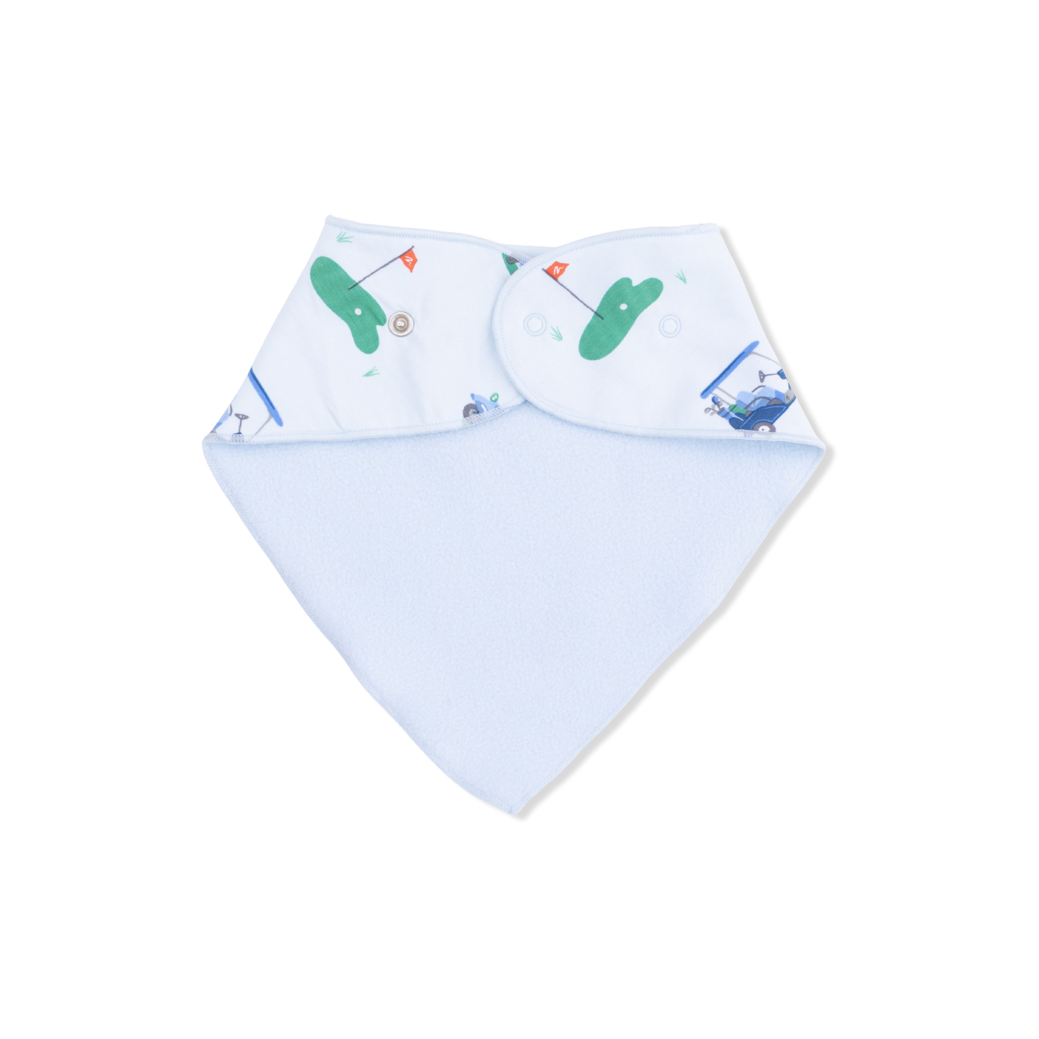Vintage Golf Carts Blue - Bandana Bib